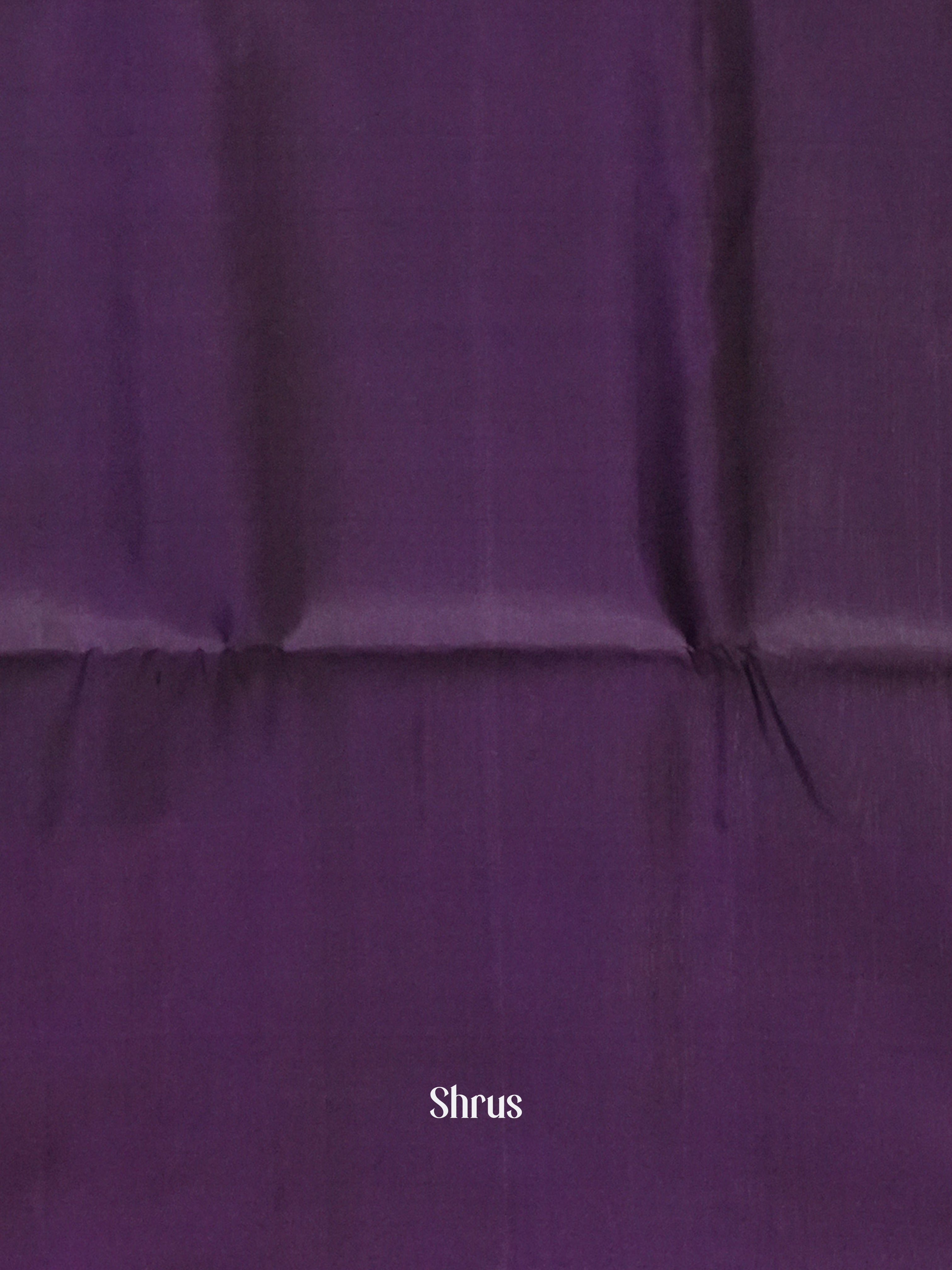 Blue & Purple - Soft Silk Saree - Shop on ShrusEternity.com
