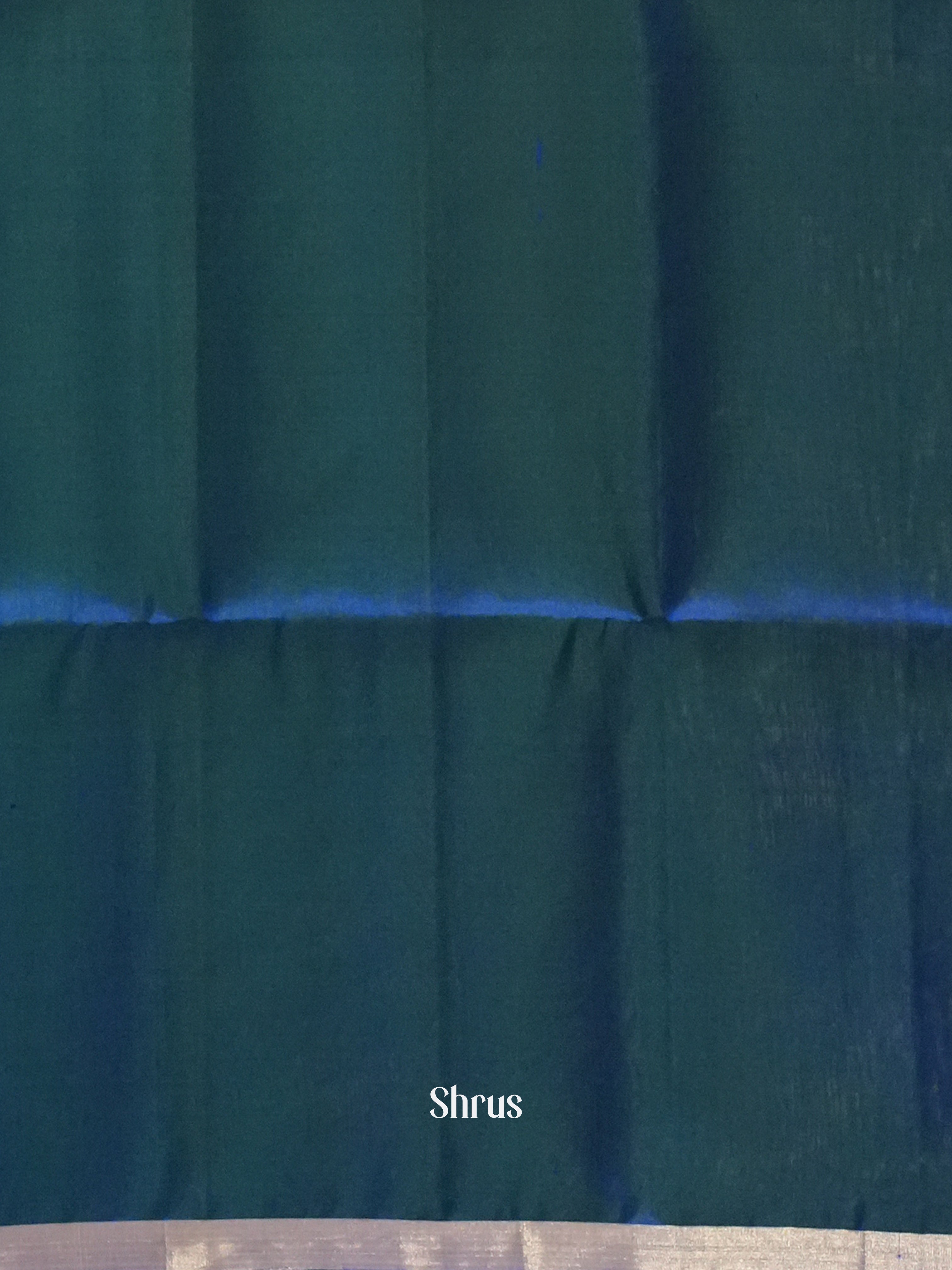 Blue (Single Tone) - Soft Silk Saree - Shop on ShrusEternity.com