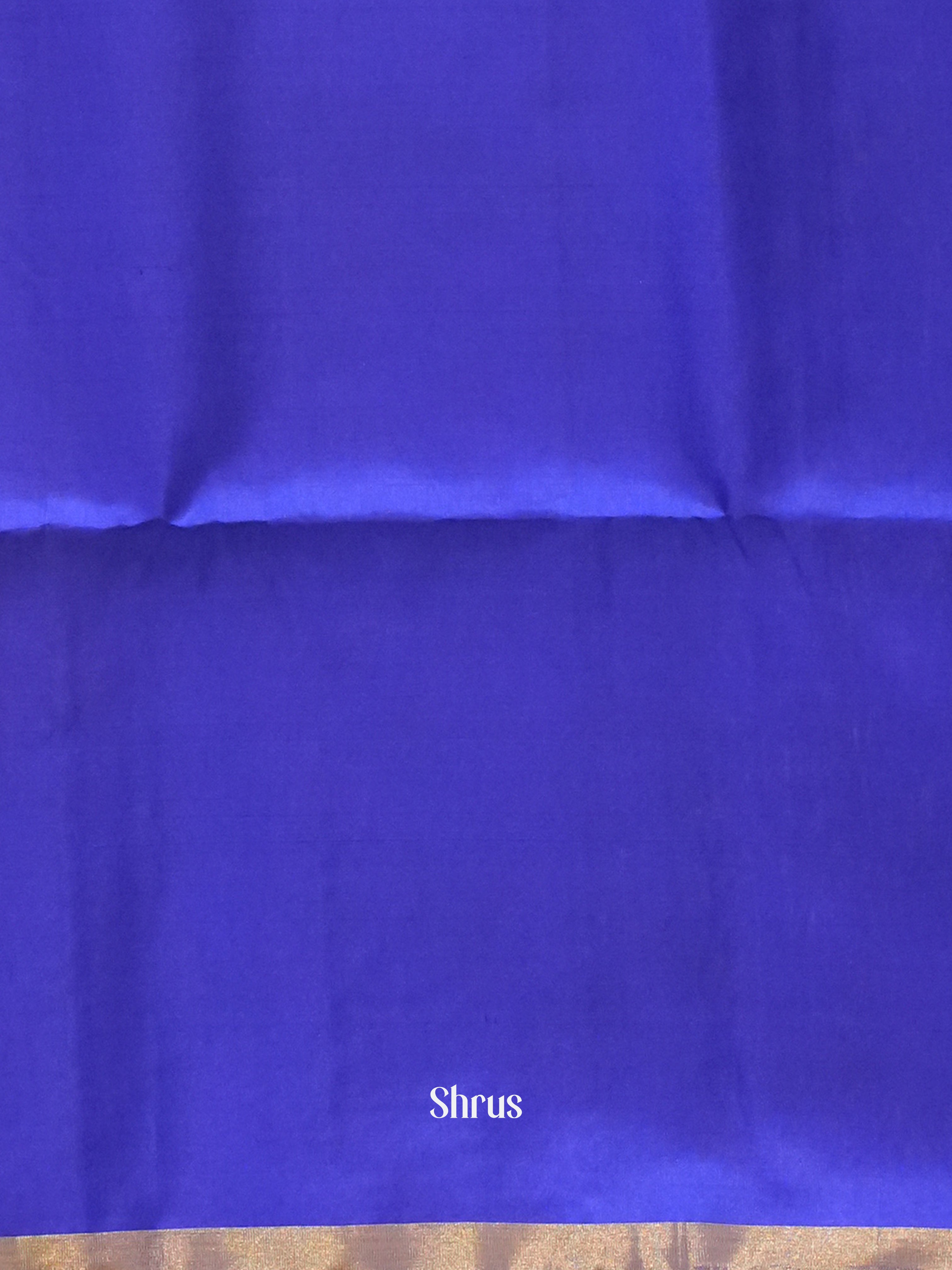 Green & Blue - Soft Silk Saree - Shop on ShrusEternity.com