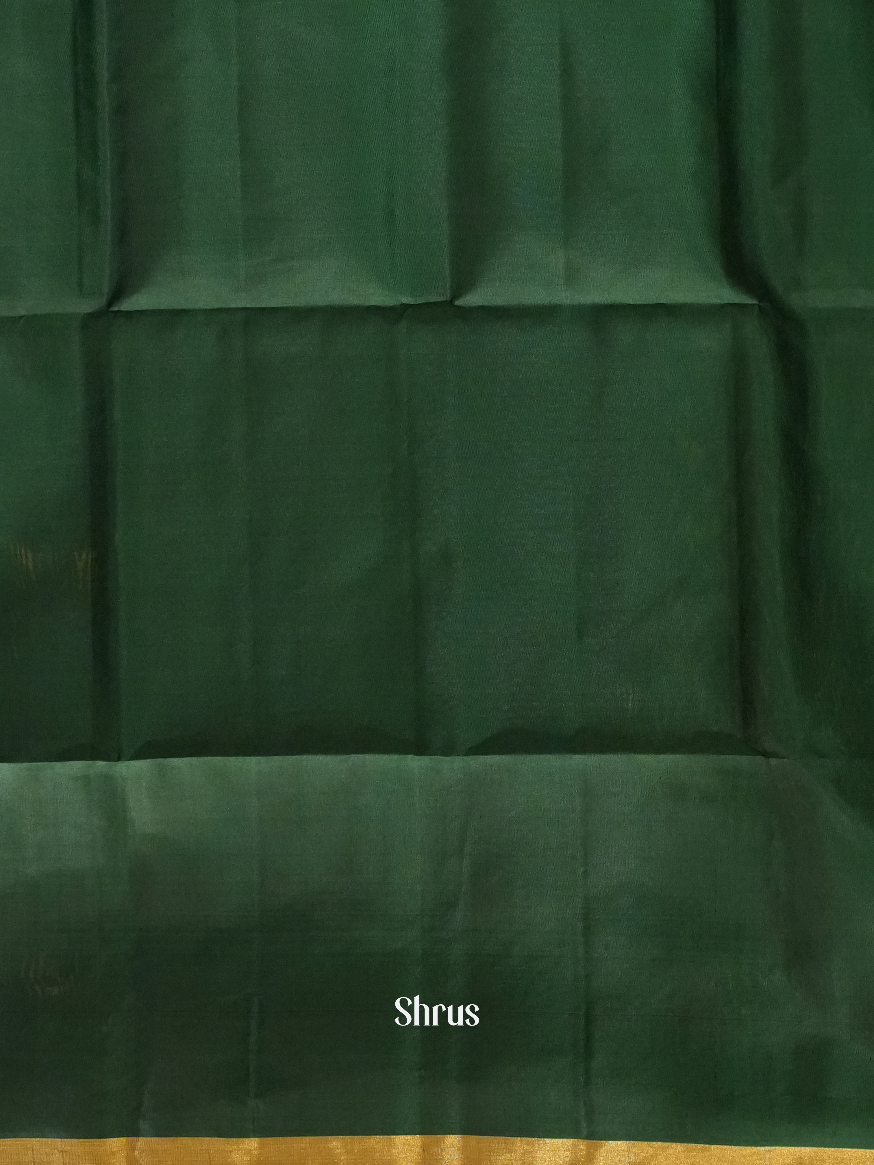 Green(Single Tone) - Soft Silk Saree - Shop on ShrusEternity.com