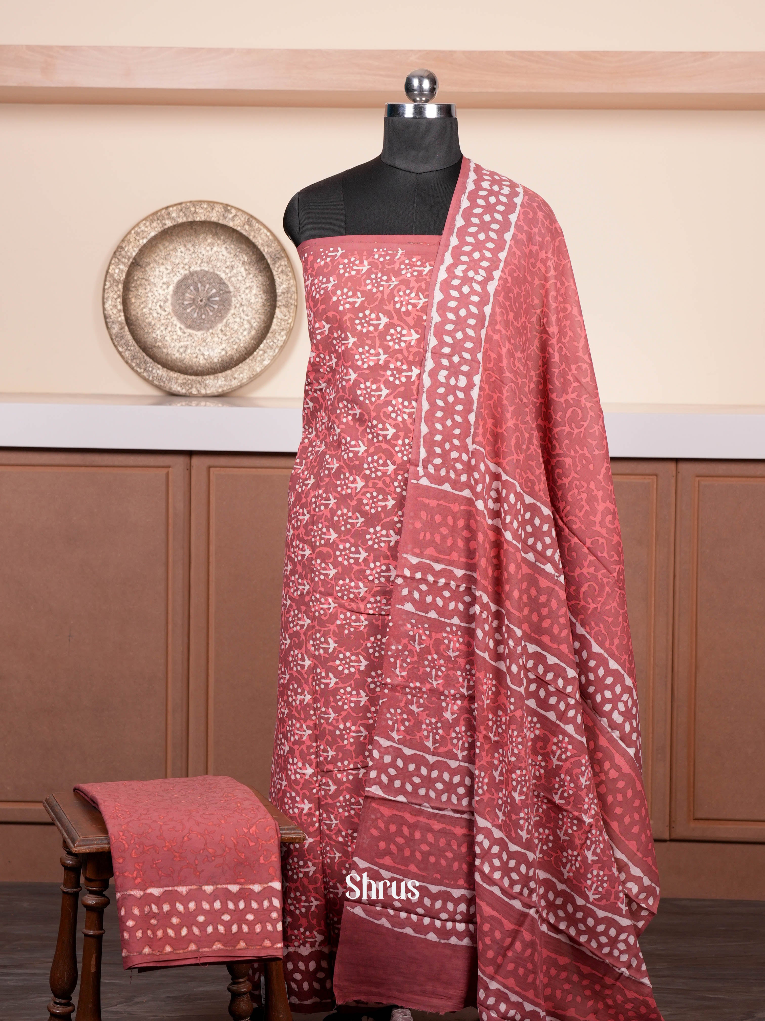 Pink - Cotton salwar - Shop on ShrusEternity.com