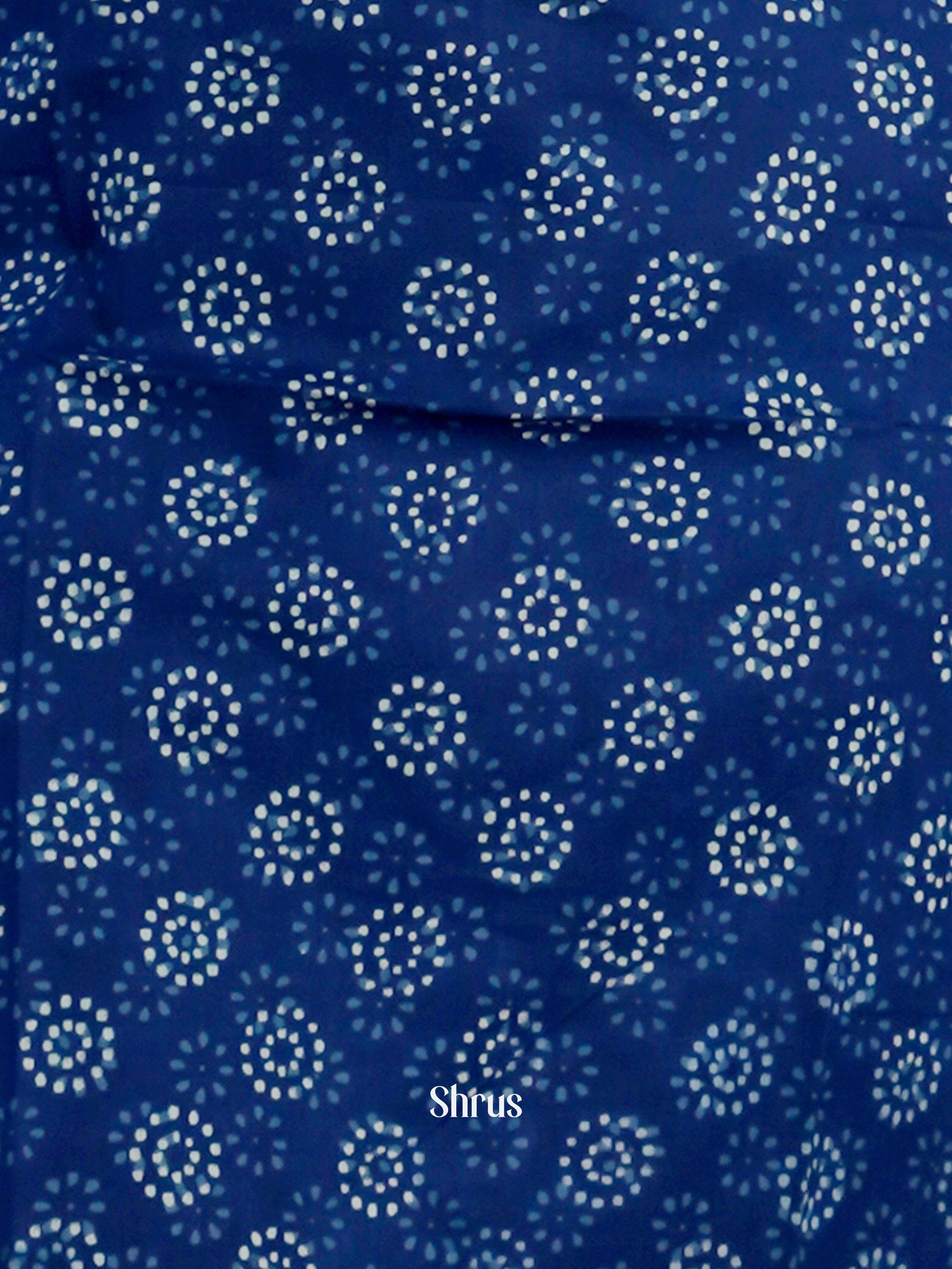 Blue- Readymade Kurti - Shop on ShrusEternity.com