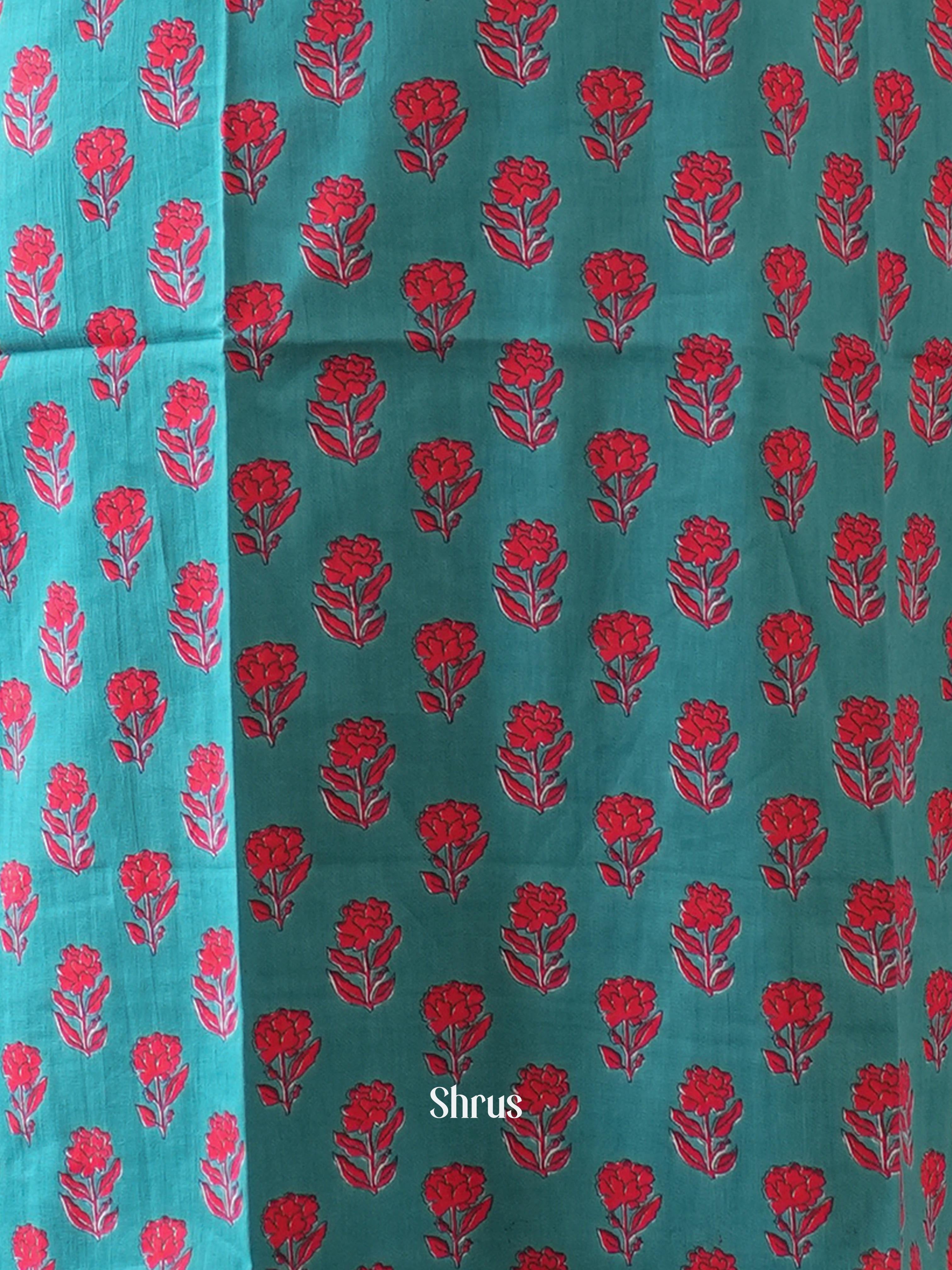 Teal Blue - Readymade kurti - Shop on ShrusEternity.com