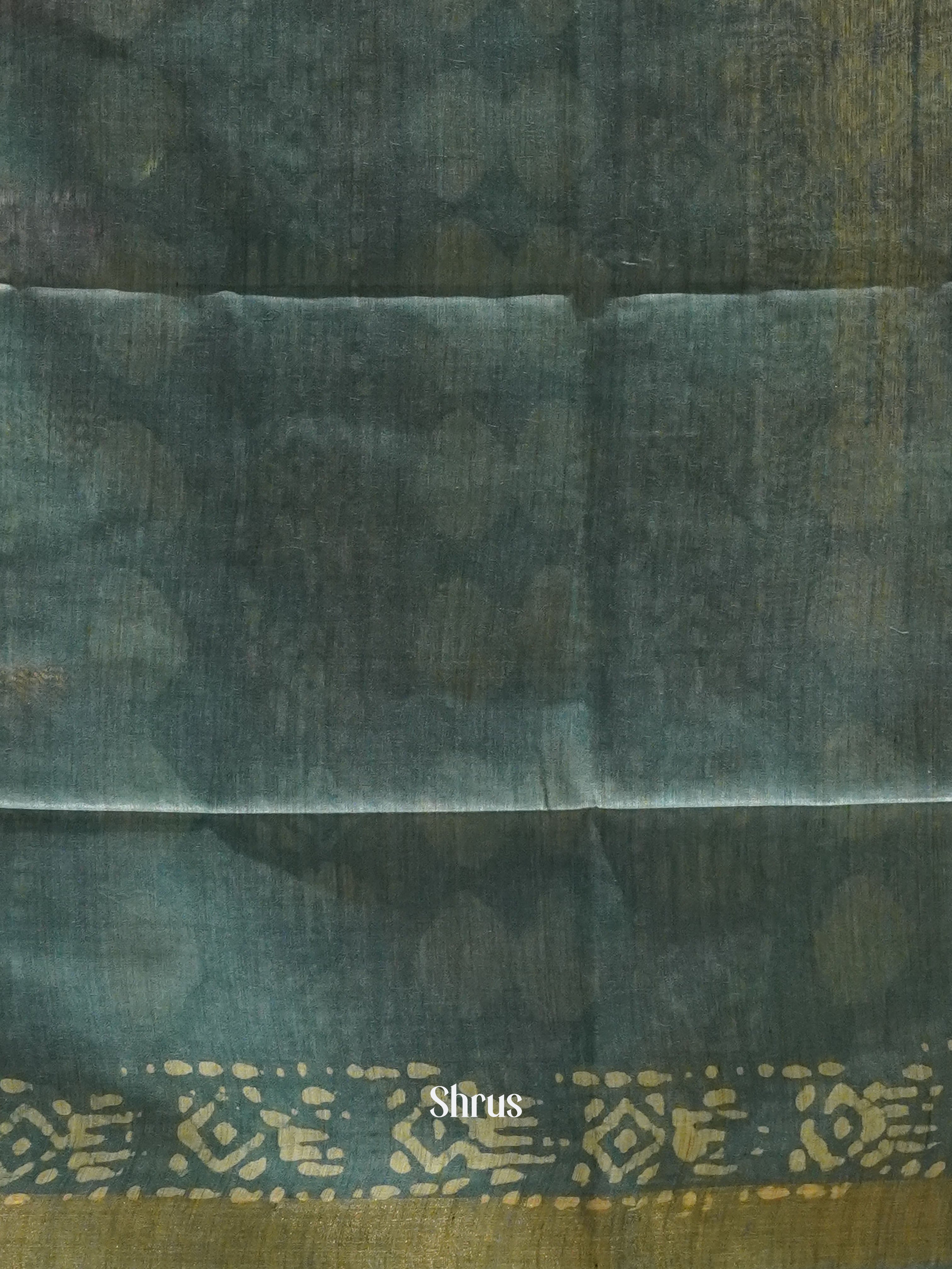 Black & Blue - Bhatik Saree - Shop on ShrusEternity.com