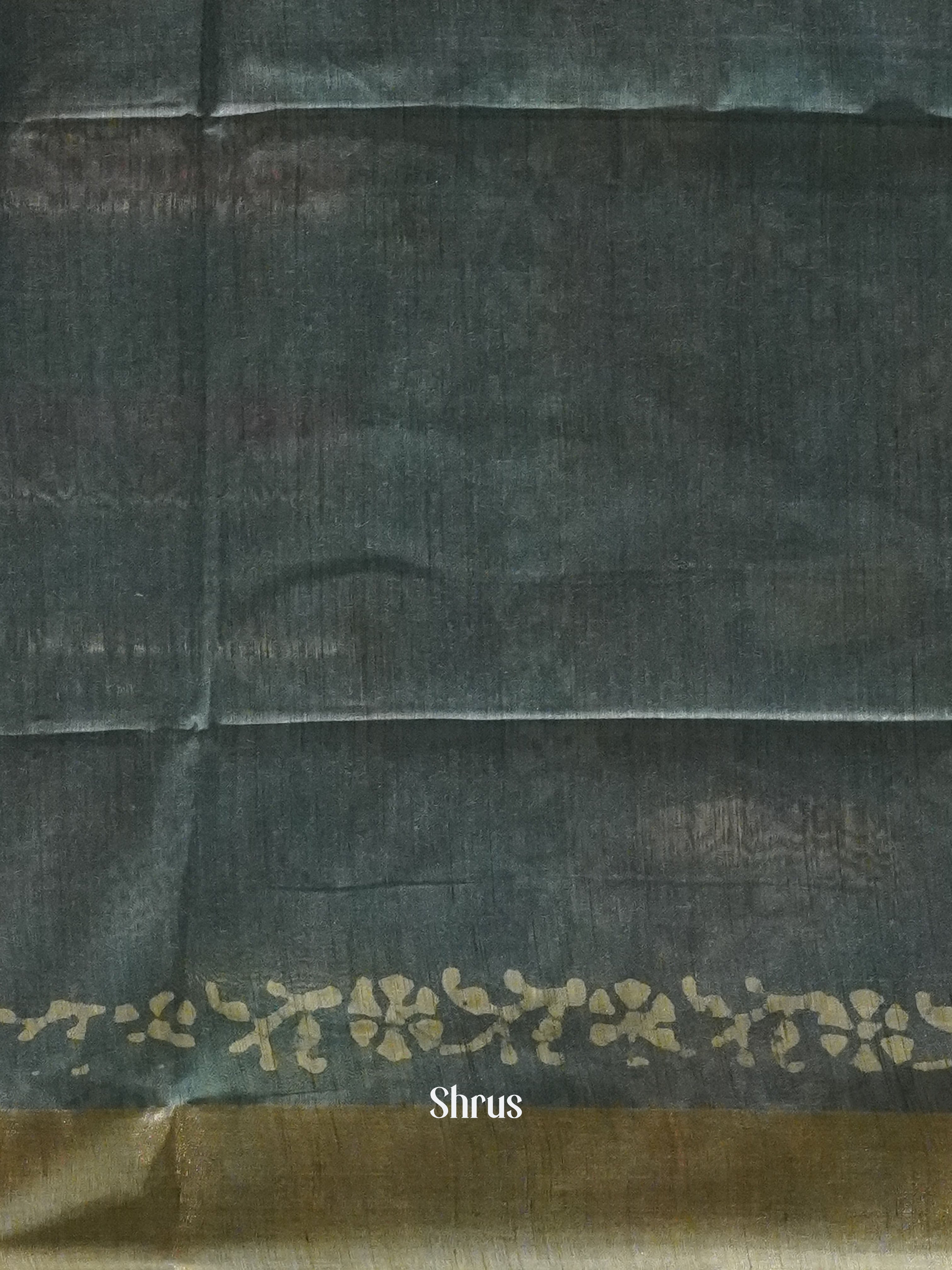 Black & Blue - Bhatik Saree - Shop on ShrusEternity.com