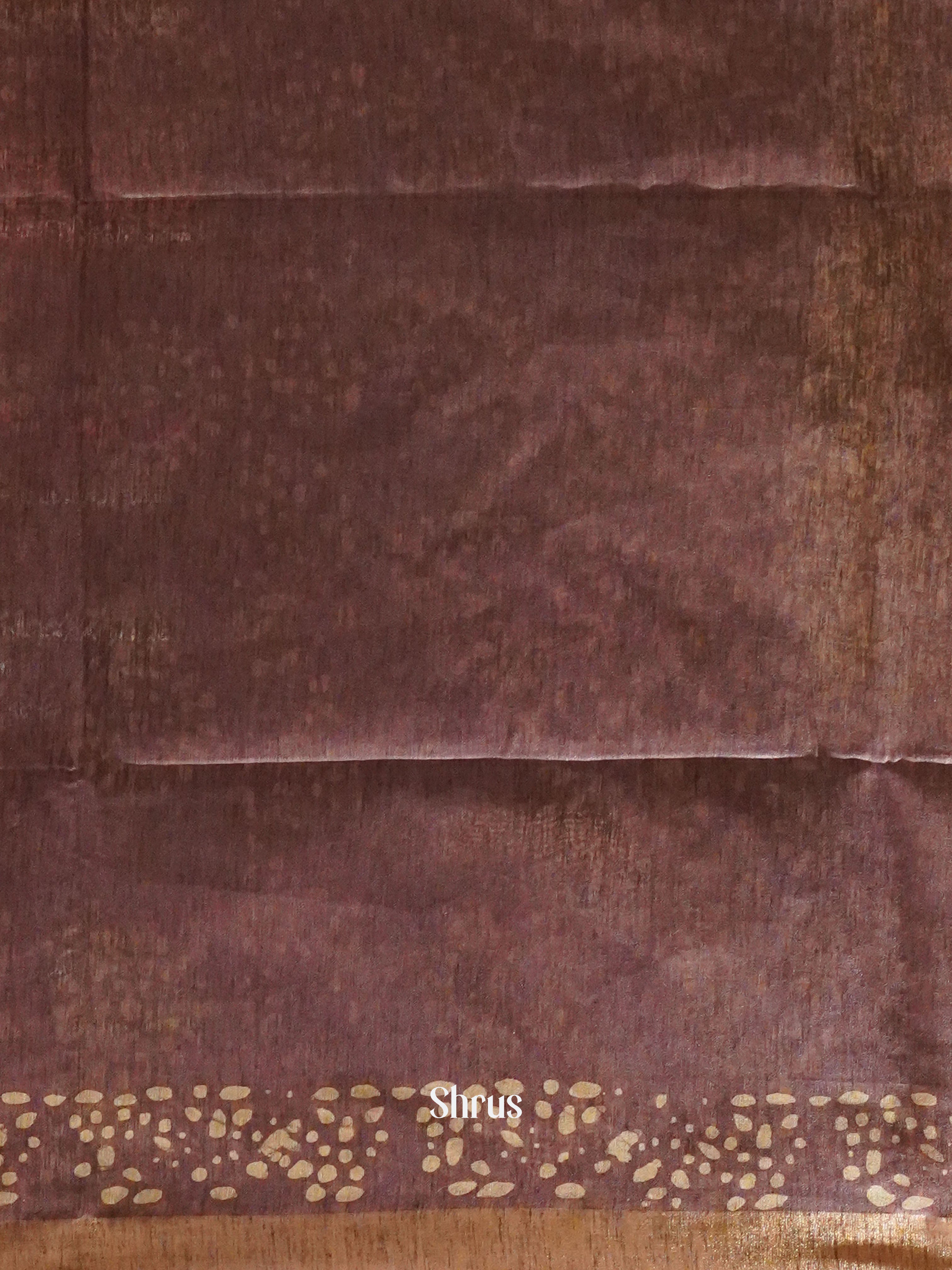 Pink & brown - Bhatik Saree - Shop on ShrusEternity.com