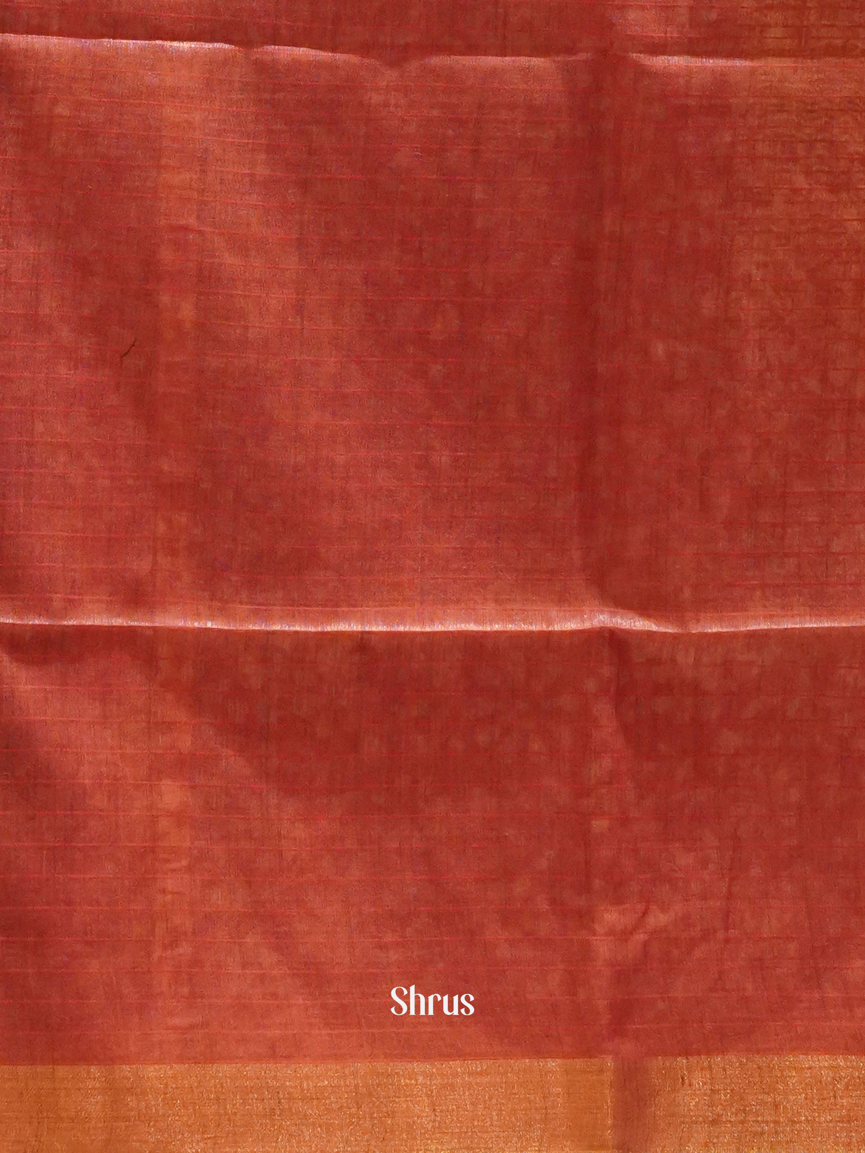 Blue & Red - Bhatik Saree - Shop on ShrusEternity.com