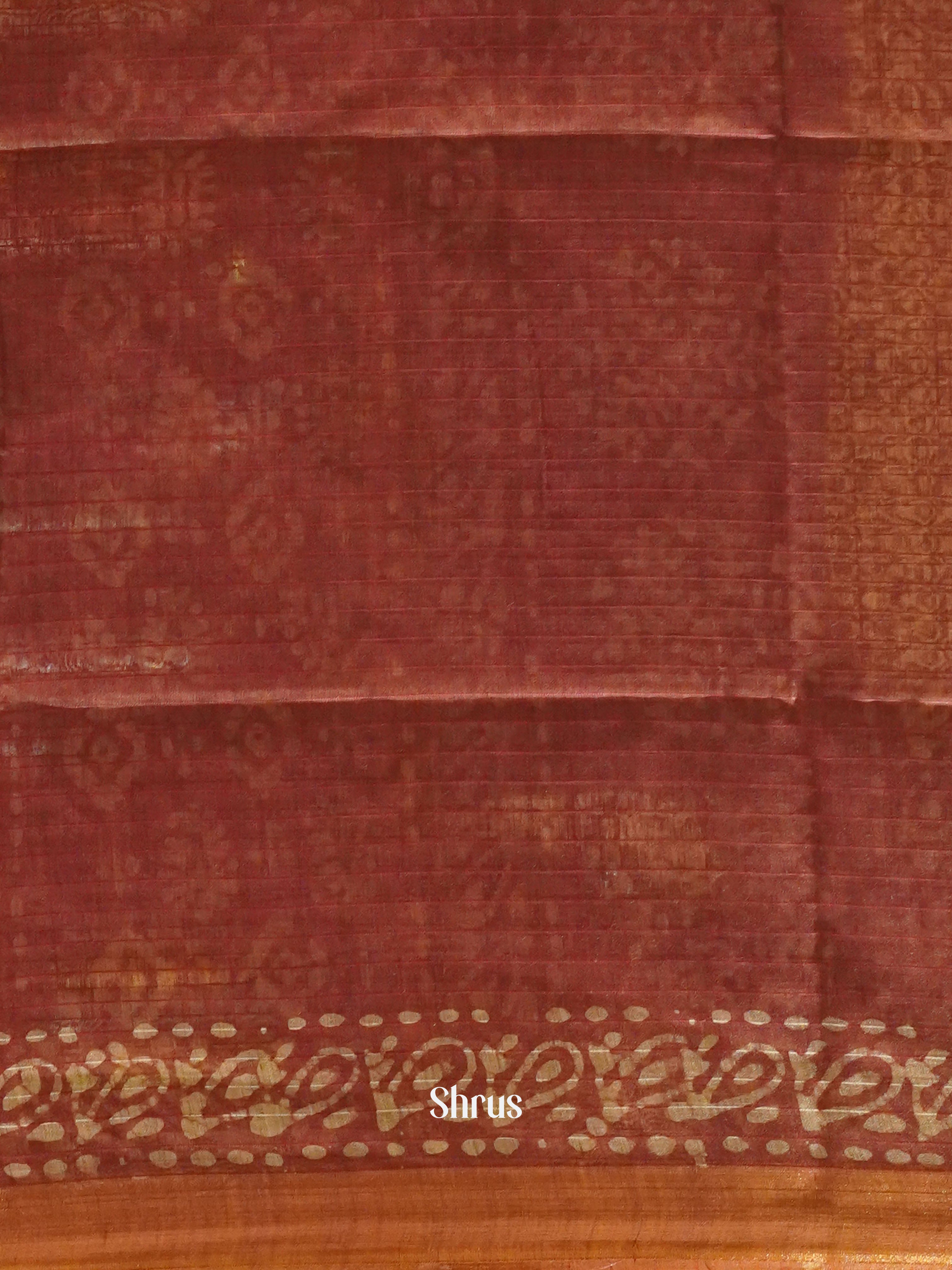 Black & Red -Bhatik Saree - Shop on ShrusEternity.com