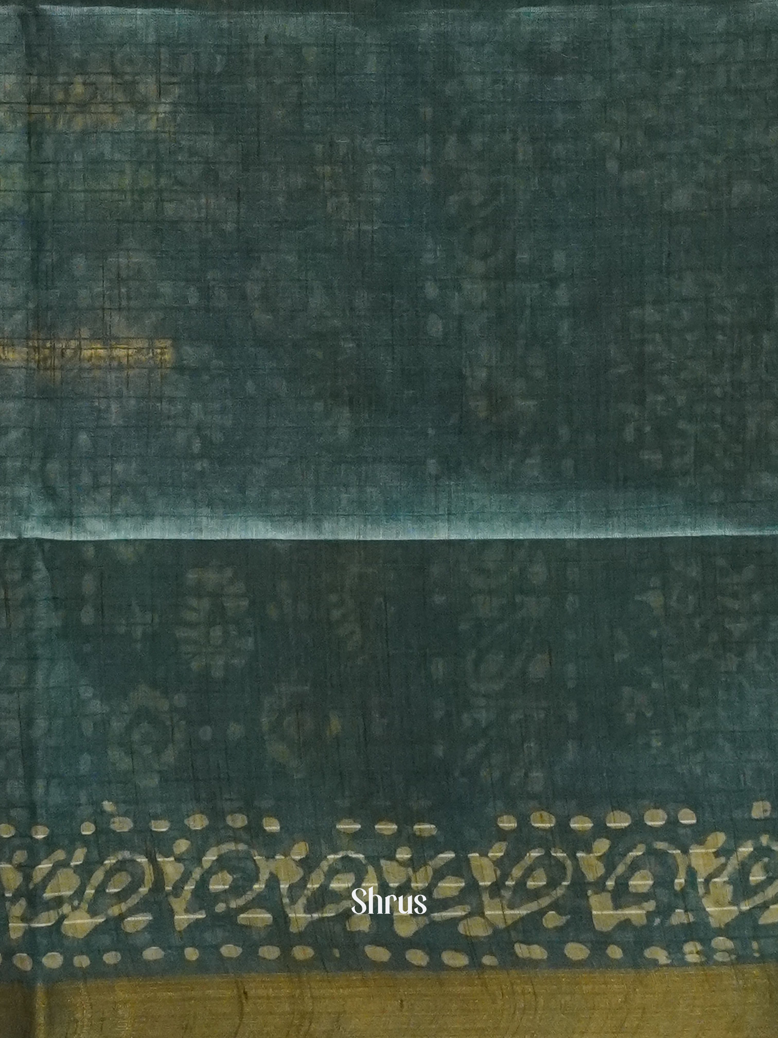 Black & Blue - Bhatik Saree - Shop on ShrusEternity.com