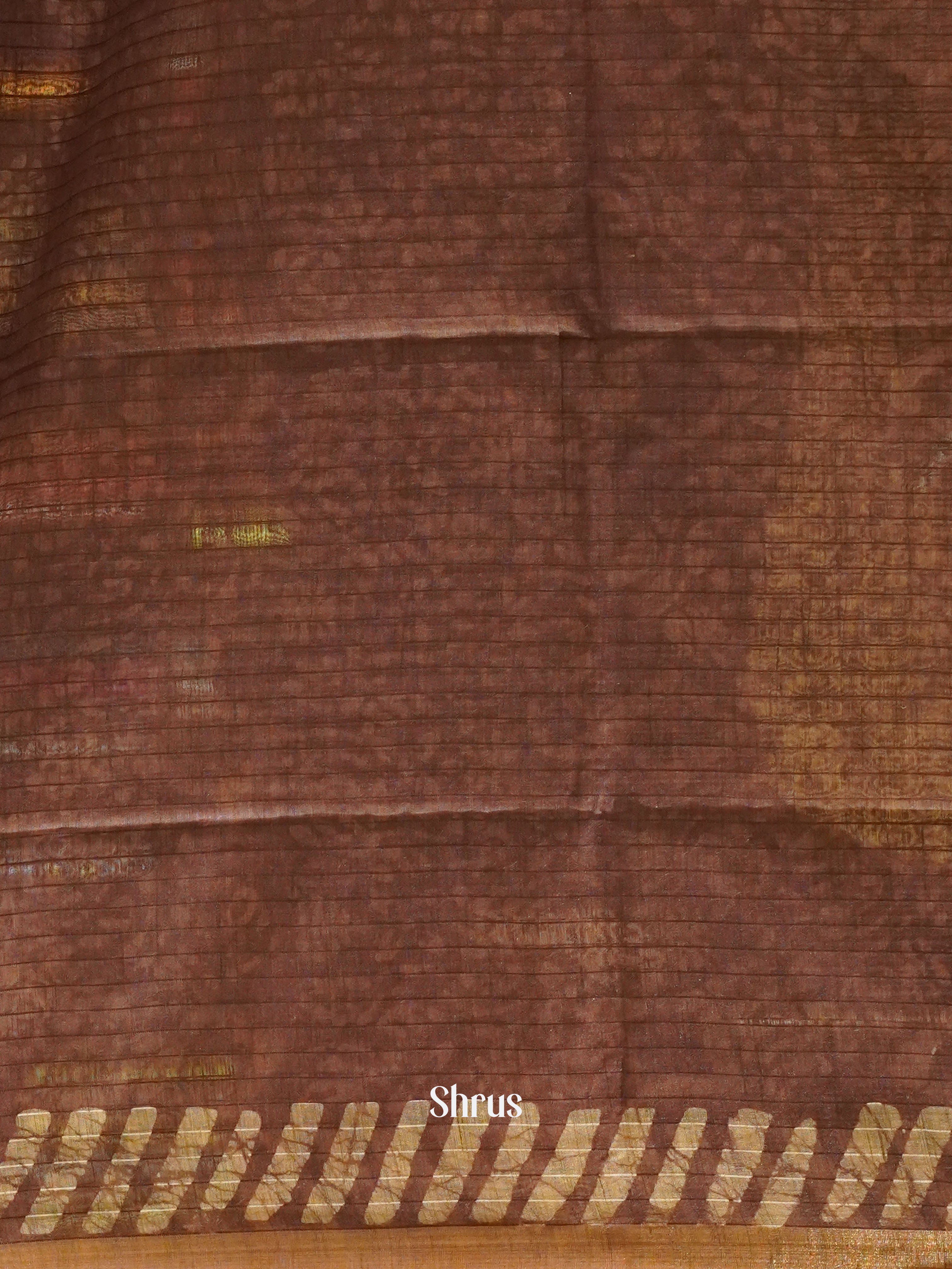 Pink & brown - Bhatik Saree - Shop on ShrusEternity.com