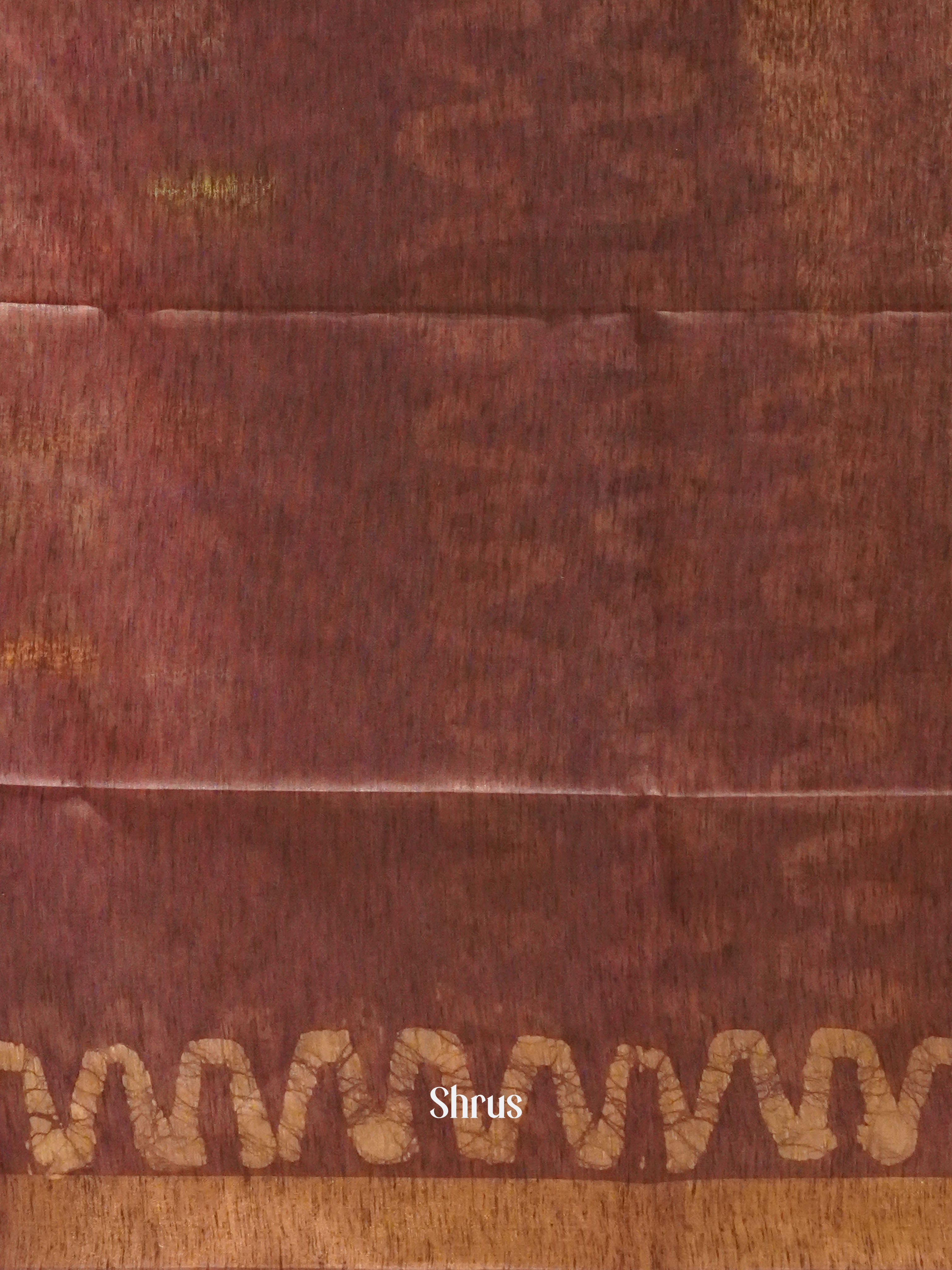 Pink & Brown - Bhatik Saree - Shop on ShrusEternity.com