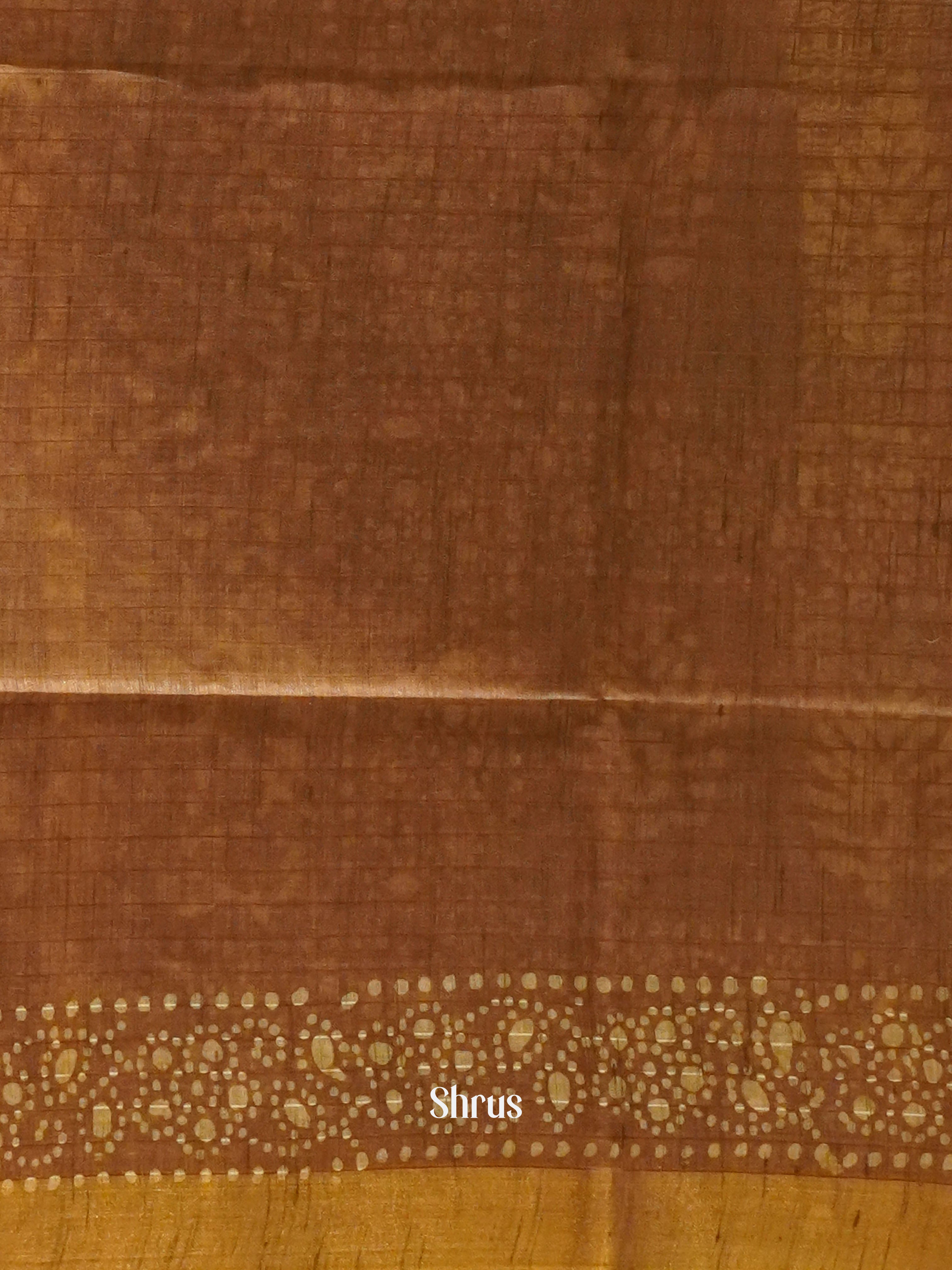 Black & Brown - Bhatik Saree - Shop on ShrusEternity.com