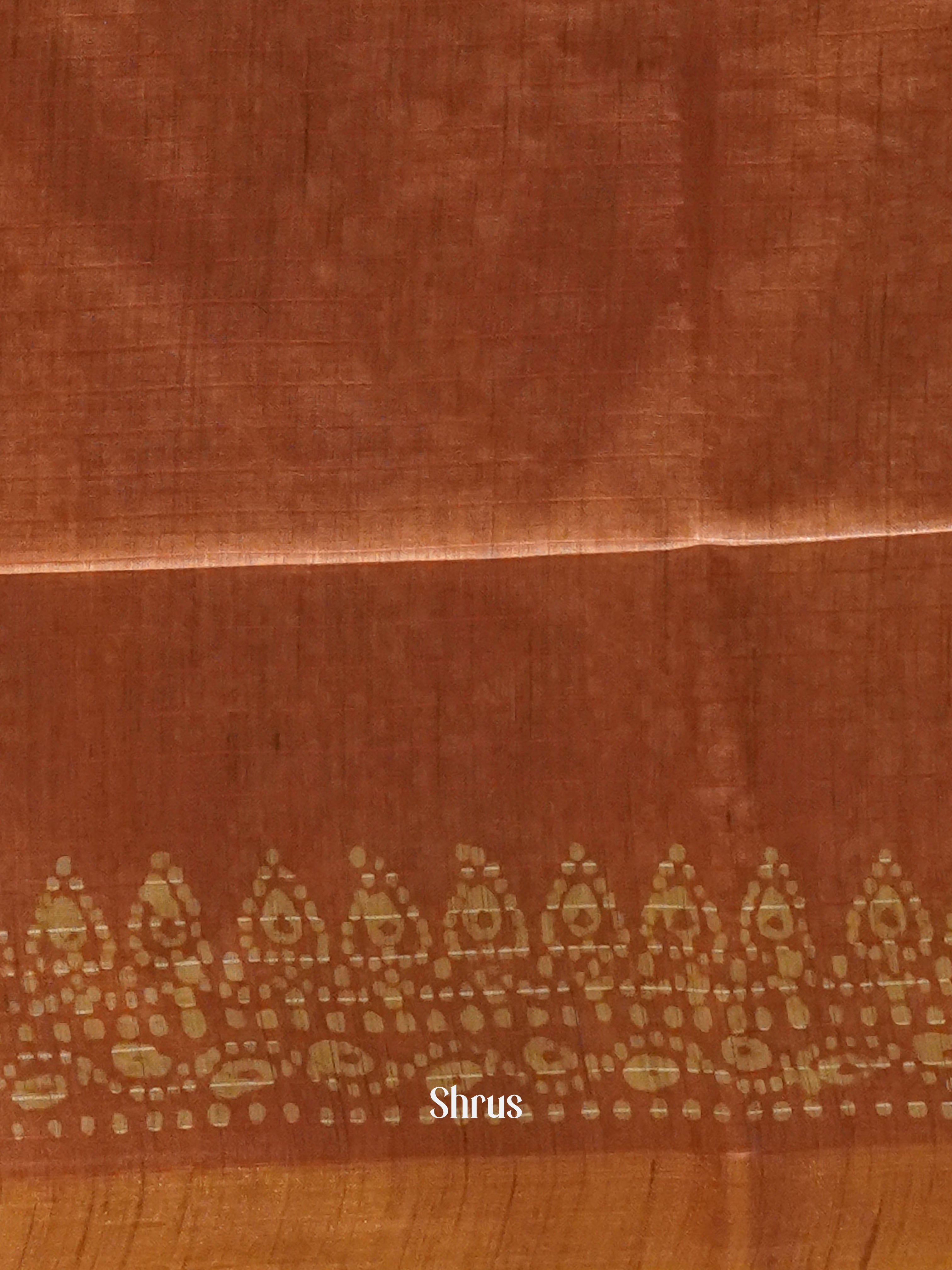 Black & Brown - Bhatik Saree - Shop on ShrusEternity.com