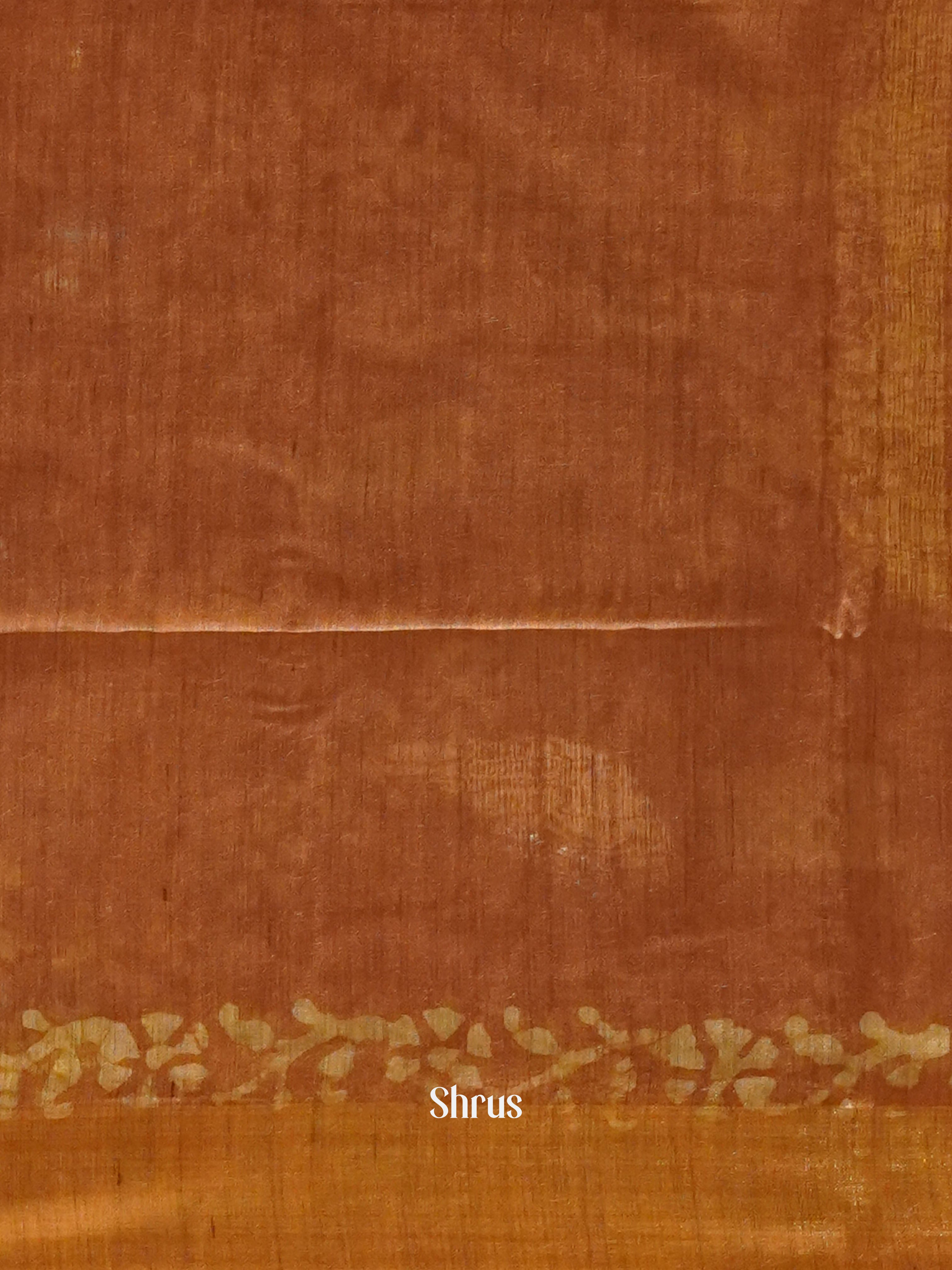 Coffee Brown & Brown - Bhatik Saree - Shop on ShrusEternity.com