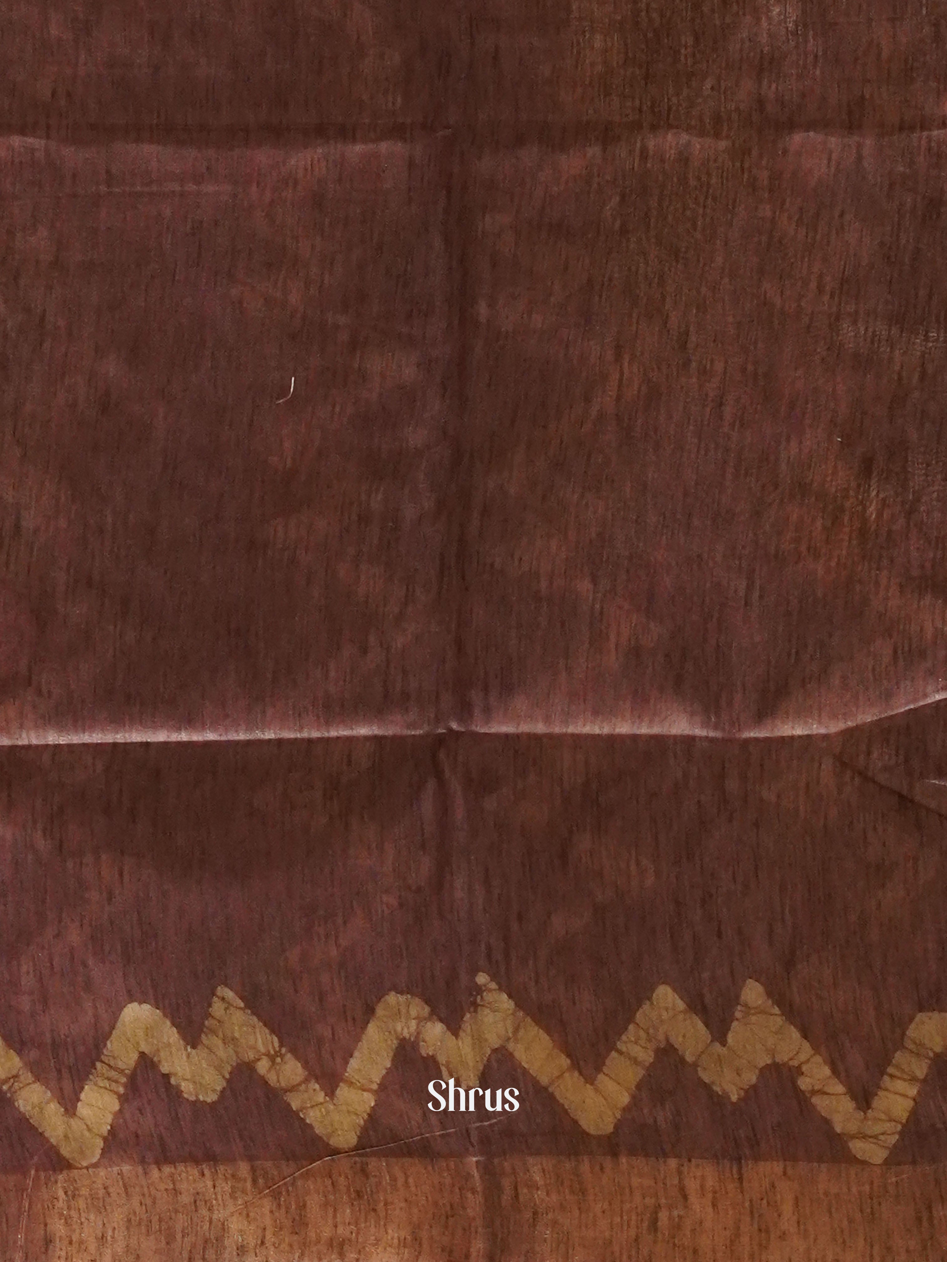 Pink & Brown - Bhatik Saree - Shop on ShrusEternity.com