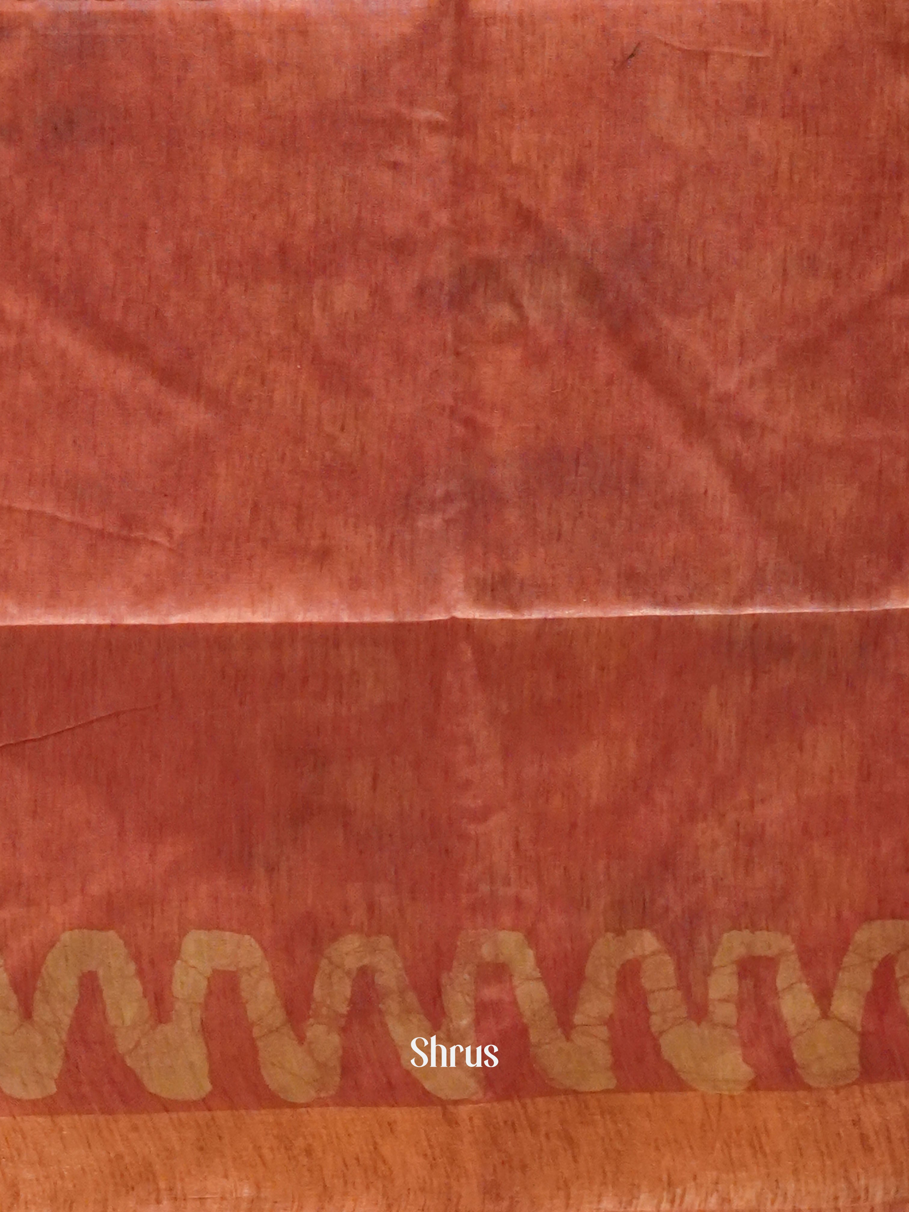 Blue & Red - Bhatik Saree - Shop on ShrusEternity.com