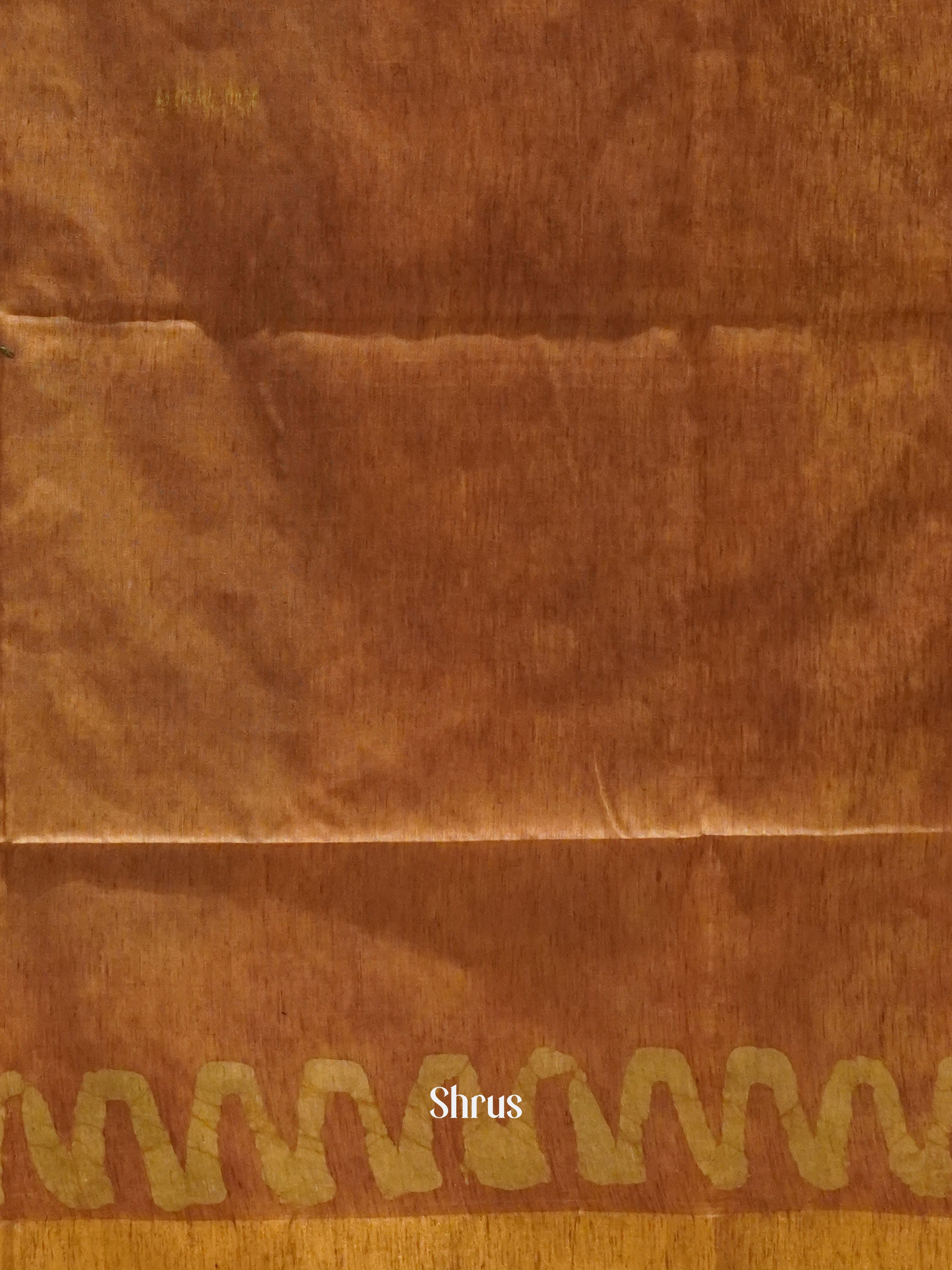 Brown & Light Brown - Bhatik Saree - Shop on ShrusEternity.com