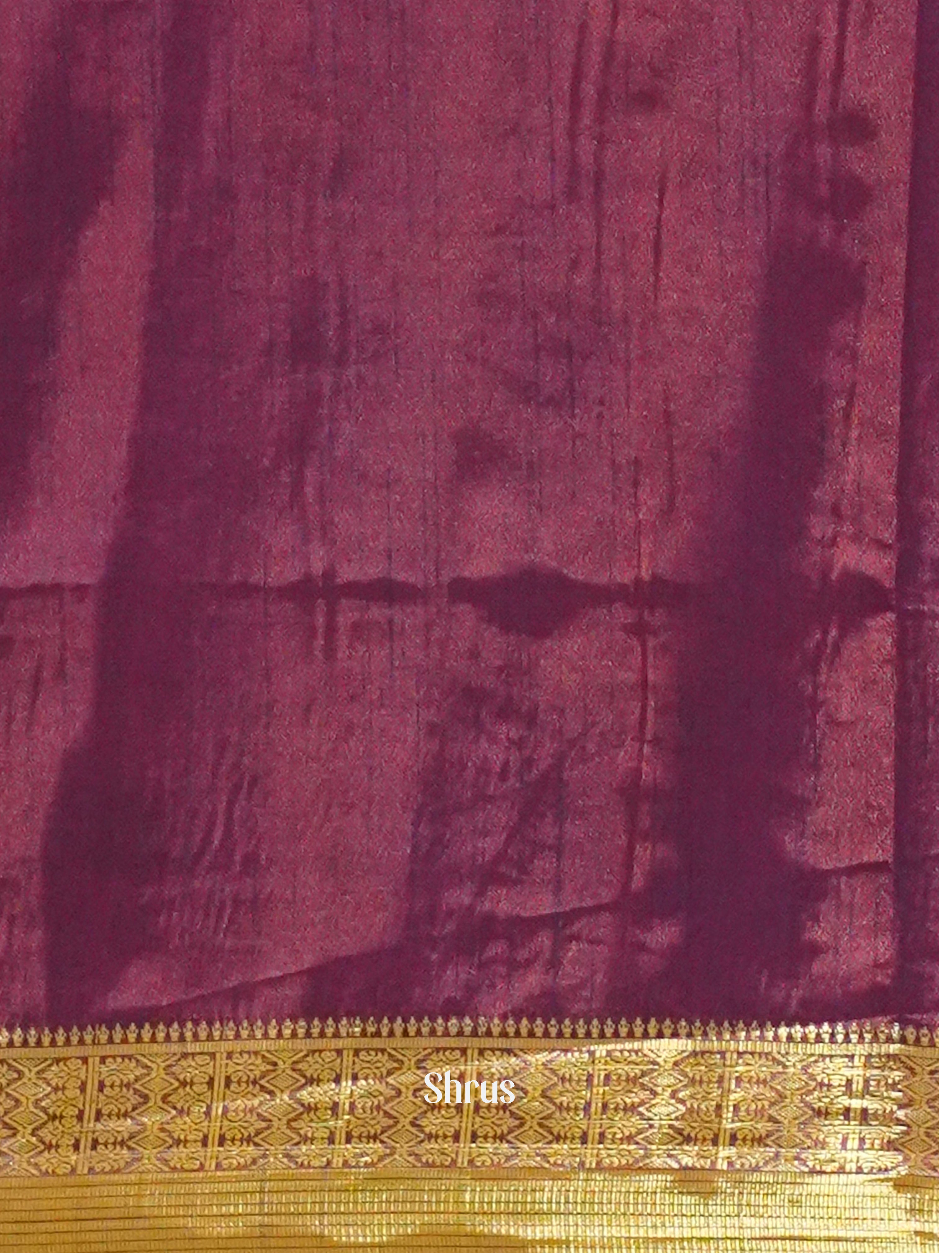 Pink & Purple - Semi Patola Saree - Shop on ShrusEternity.com
