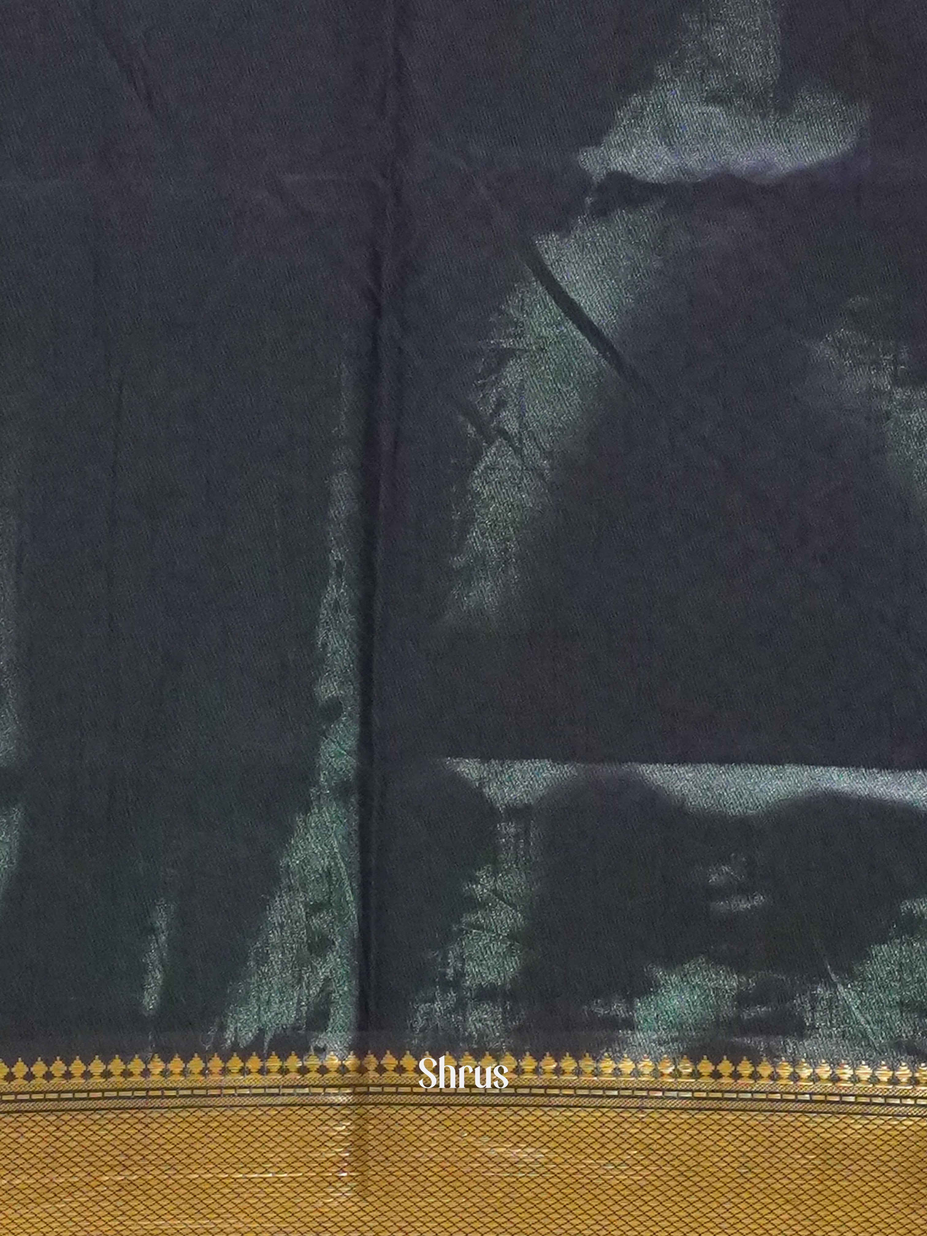 Blue & Purple - Semi Patola Saree - Shop on ShrusEternity.com