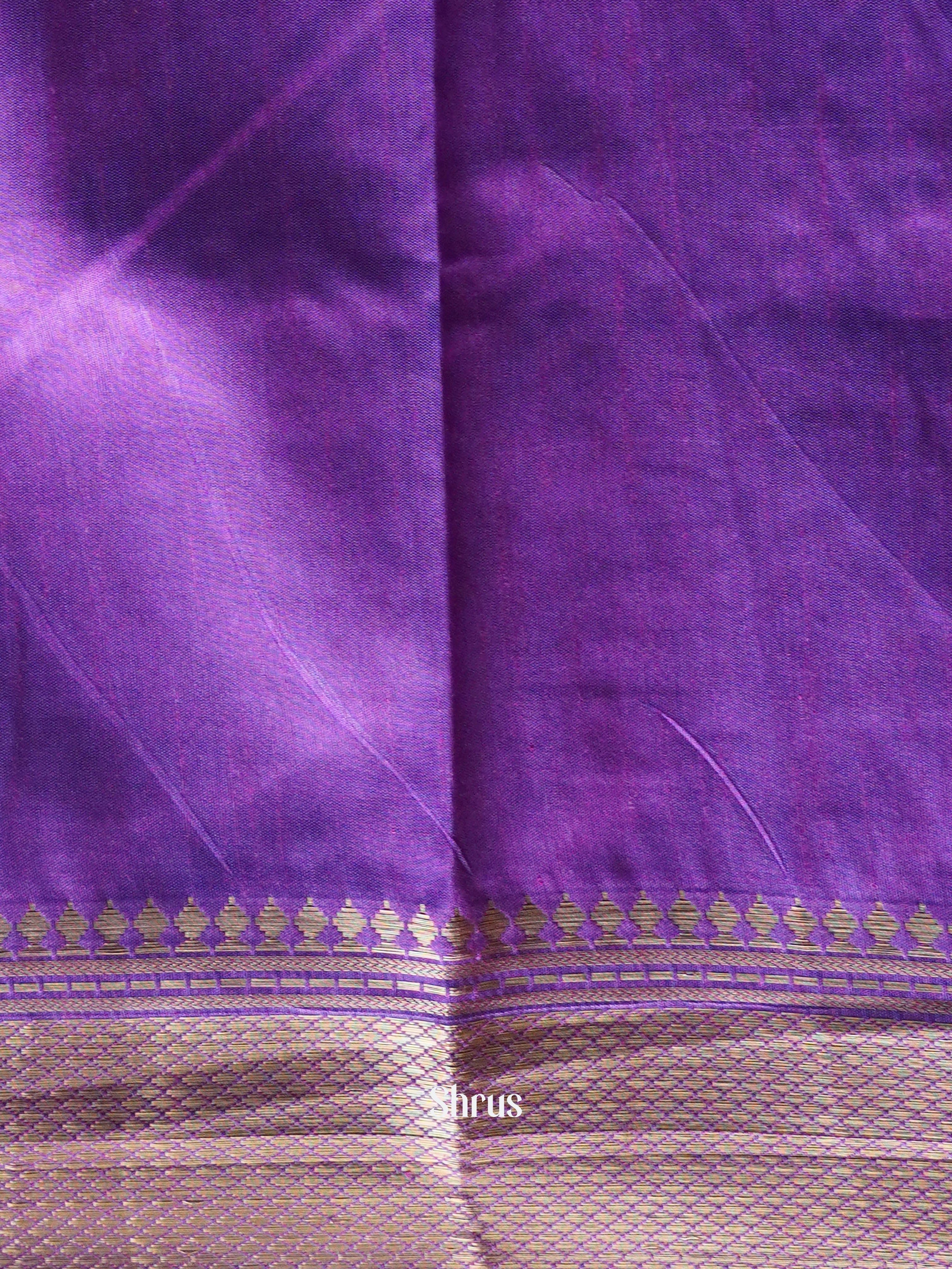 Purple & Pink - Semi Patola Saree - Shop on ShrusEternity.com