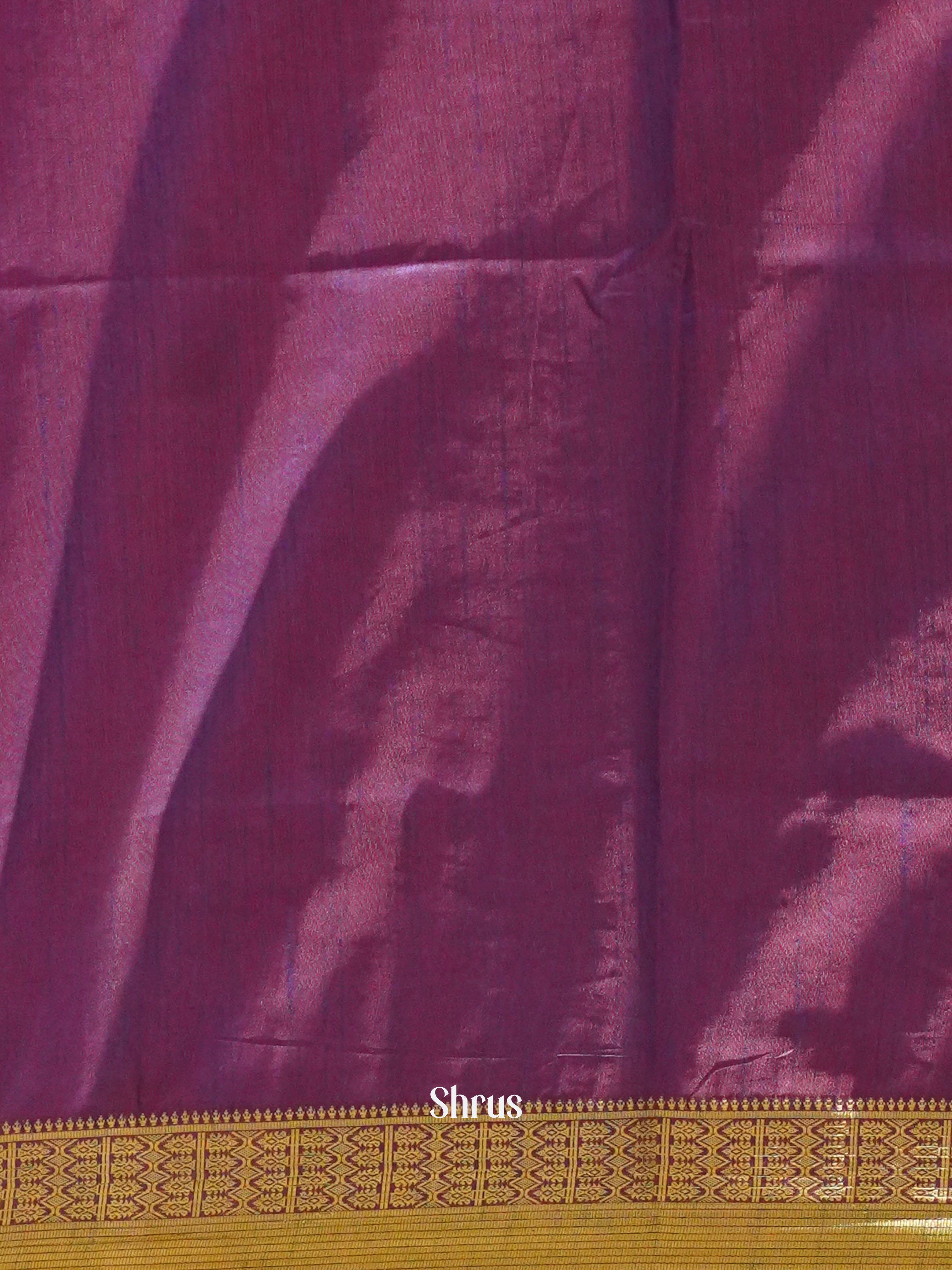 Pink & Purple - Semi Patola Saree - Shop on ShrusEternity.com