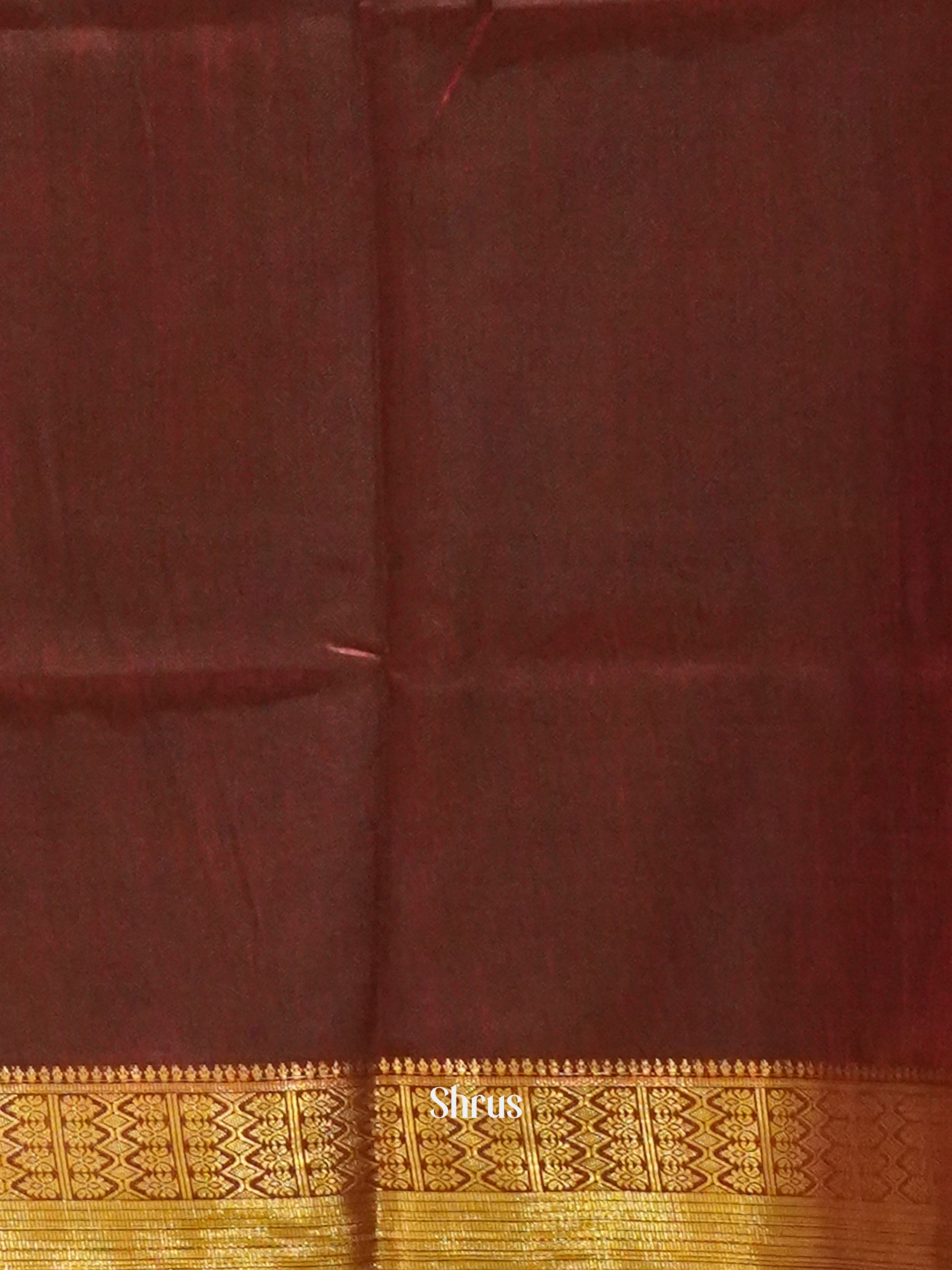 Green & Brown - Semi Patola Saree - Shop on ShrusEternity.com