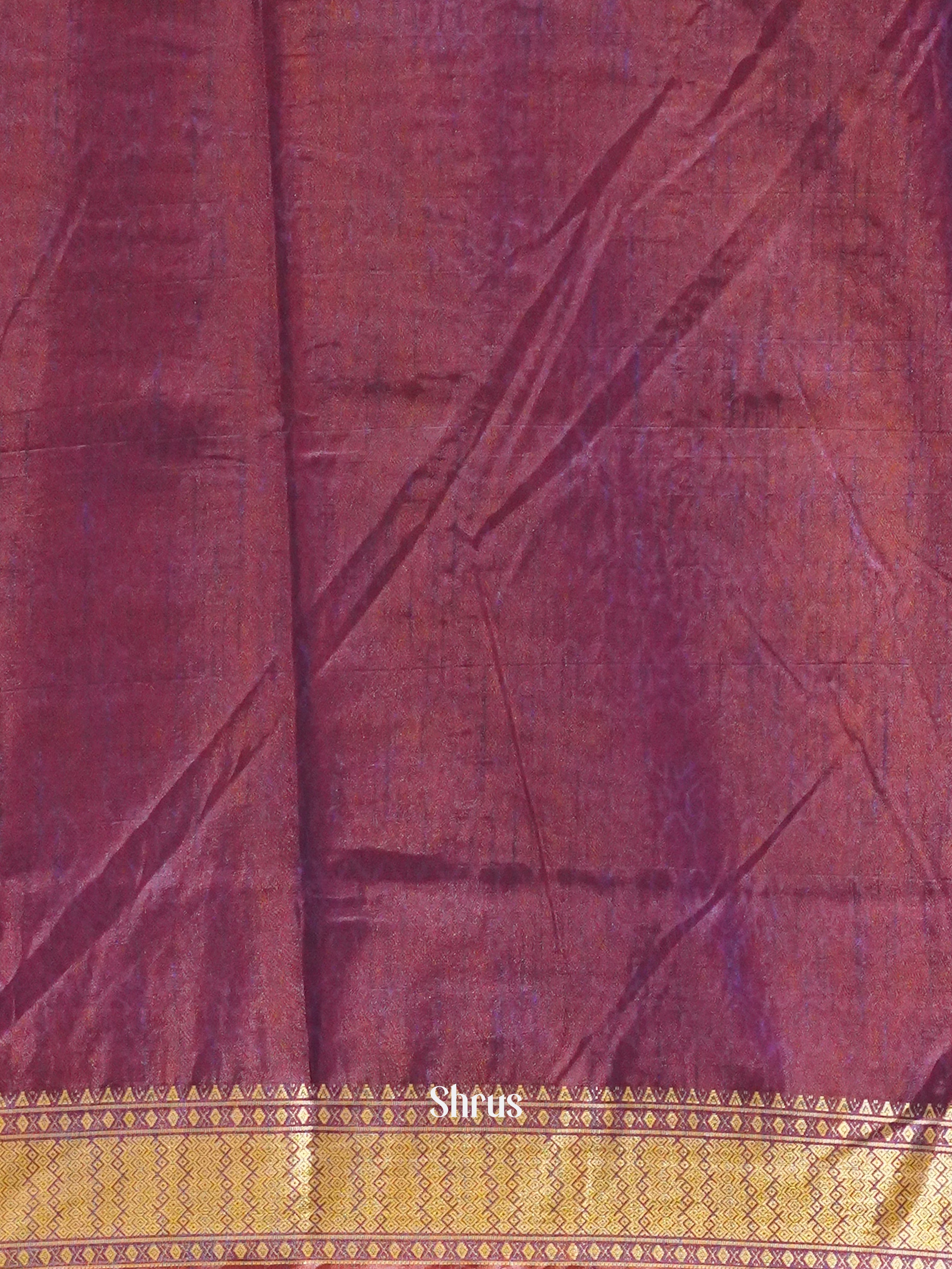 Pink & Purple - Semi Patola Saree - Shop on ShrusEternity.com