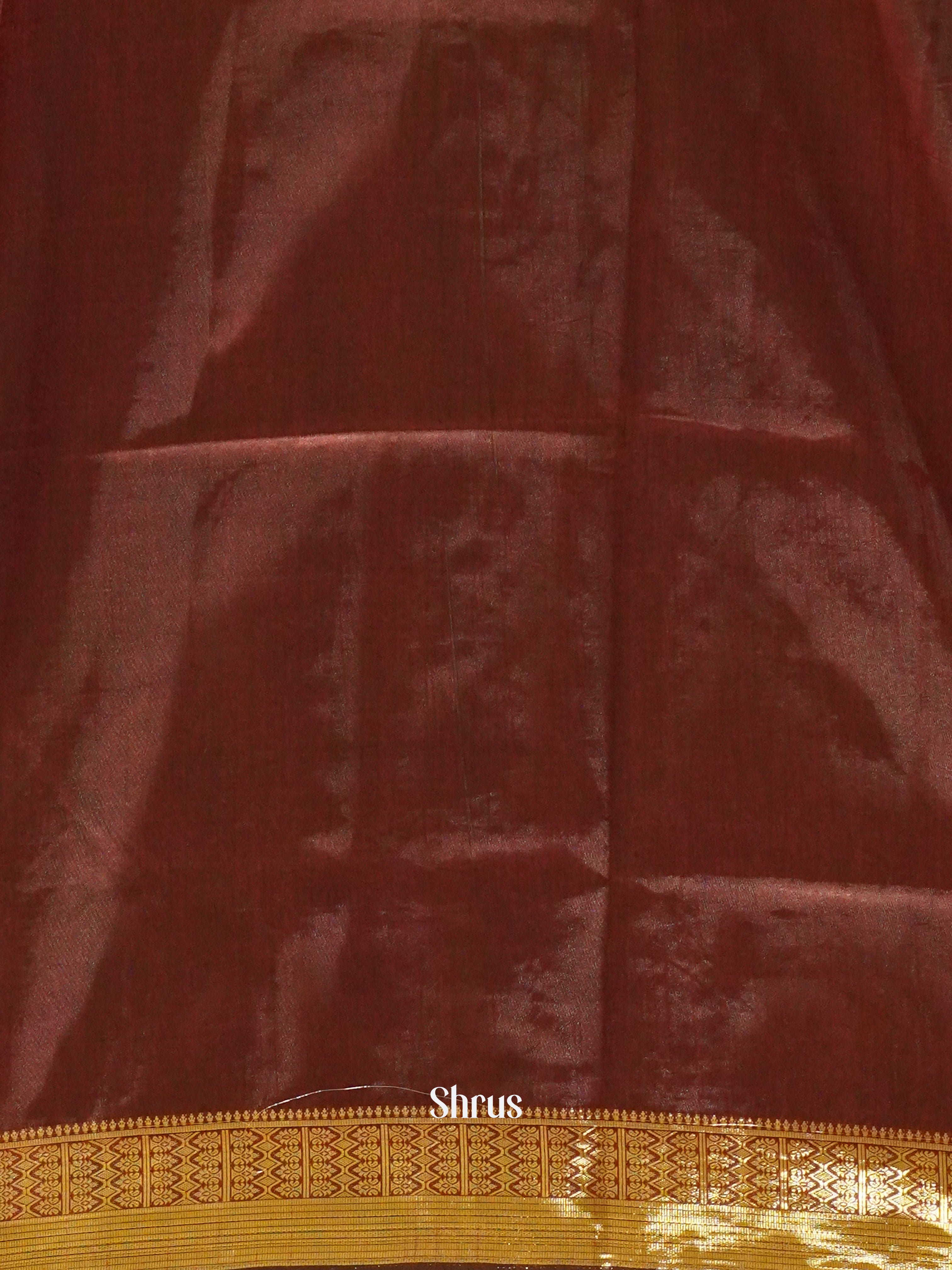 Black& Brown - Semi Patola Saree - Shop on ShrusEternity.com