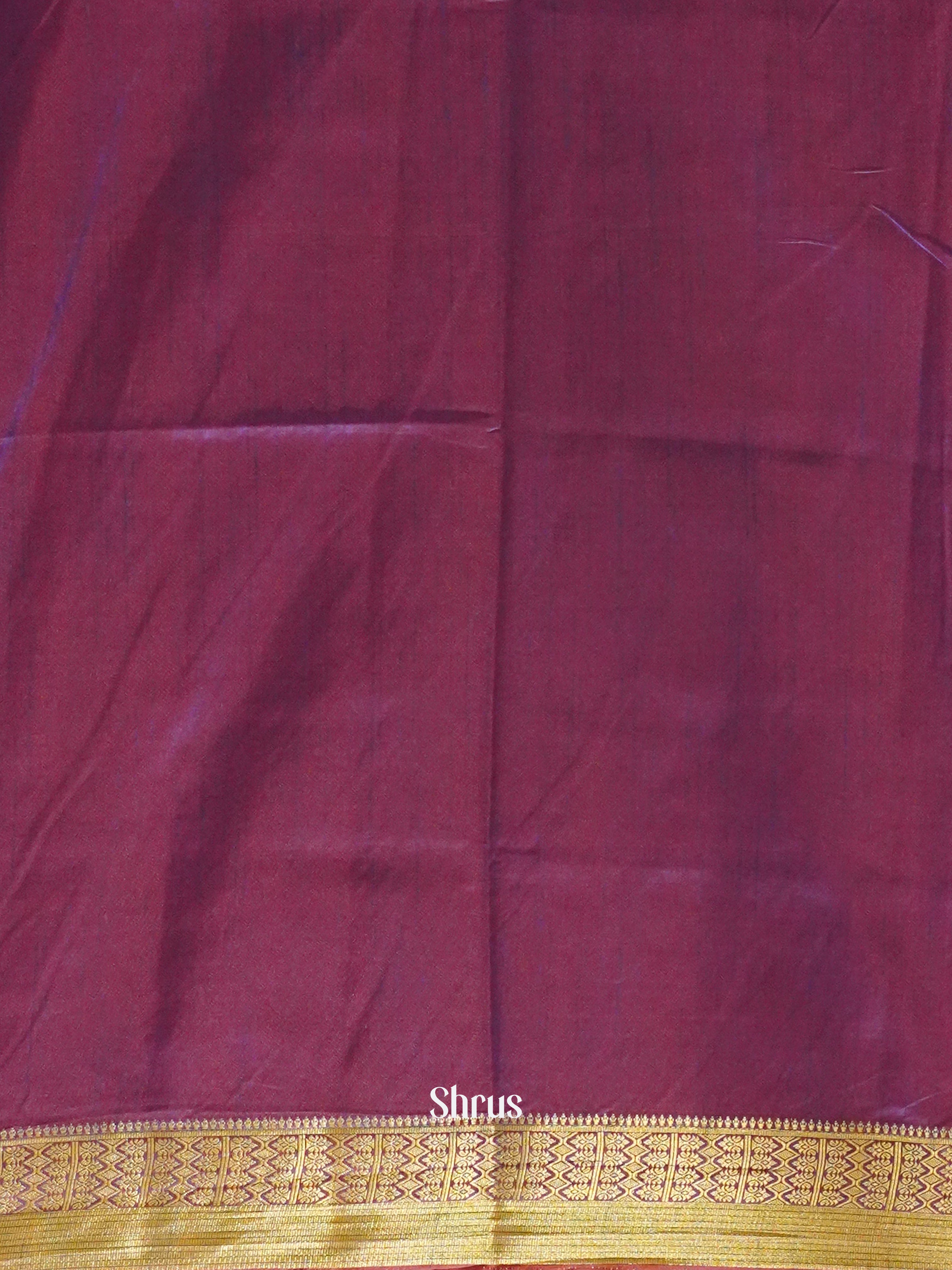 Pink & Purple - Semi Patola Saree - Shop on ShrusEternity.com