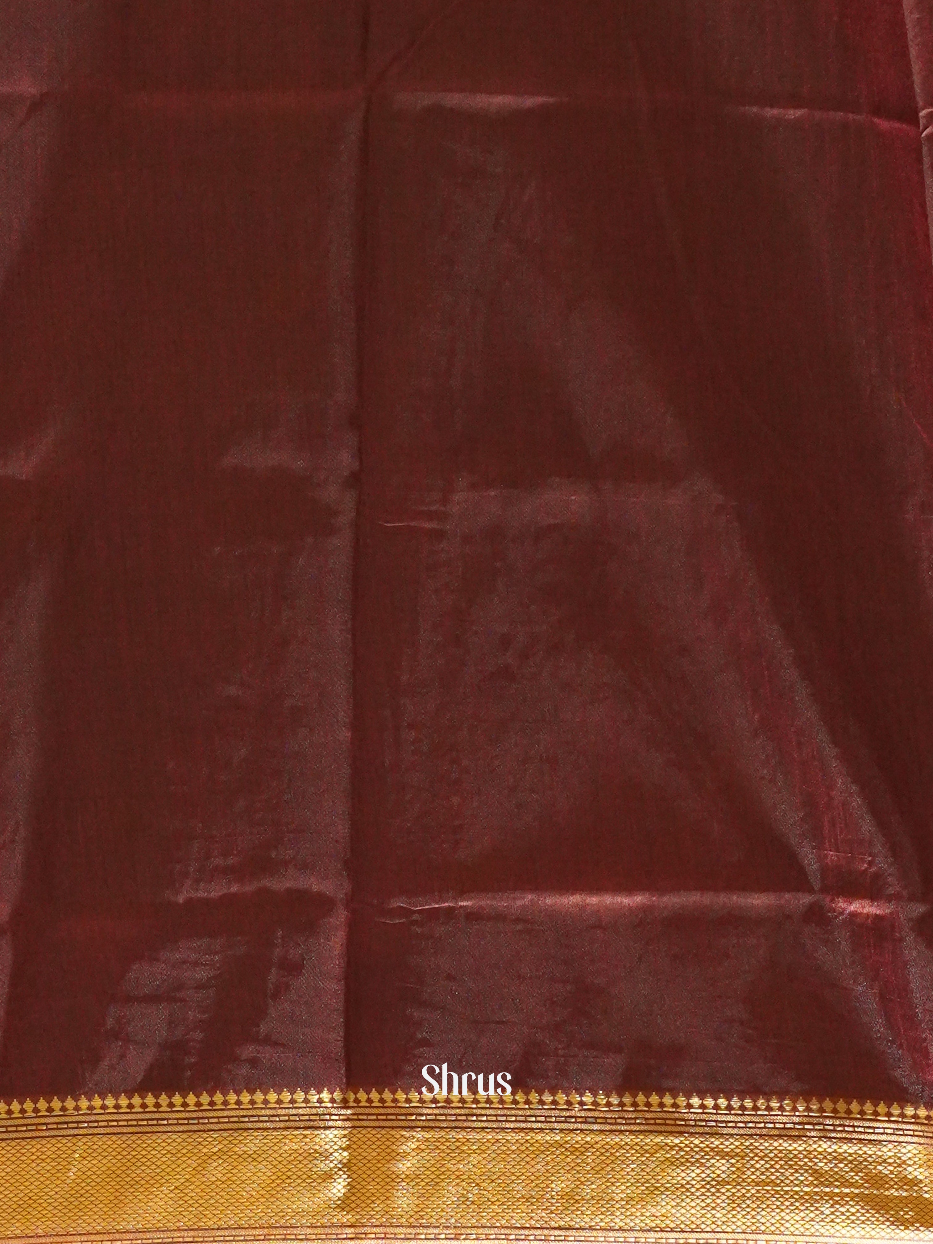 Black & Brown - Semi Patola Saree - Shop on ShrusEternity.com