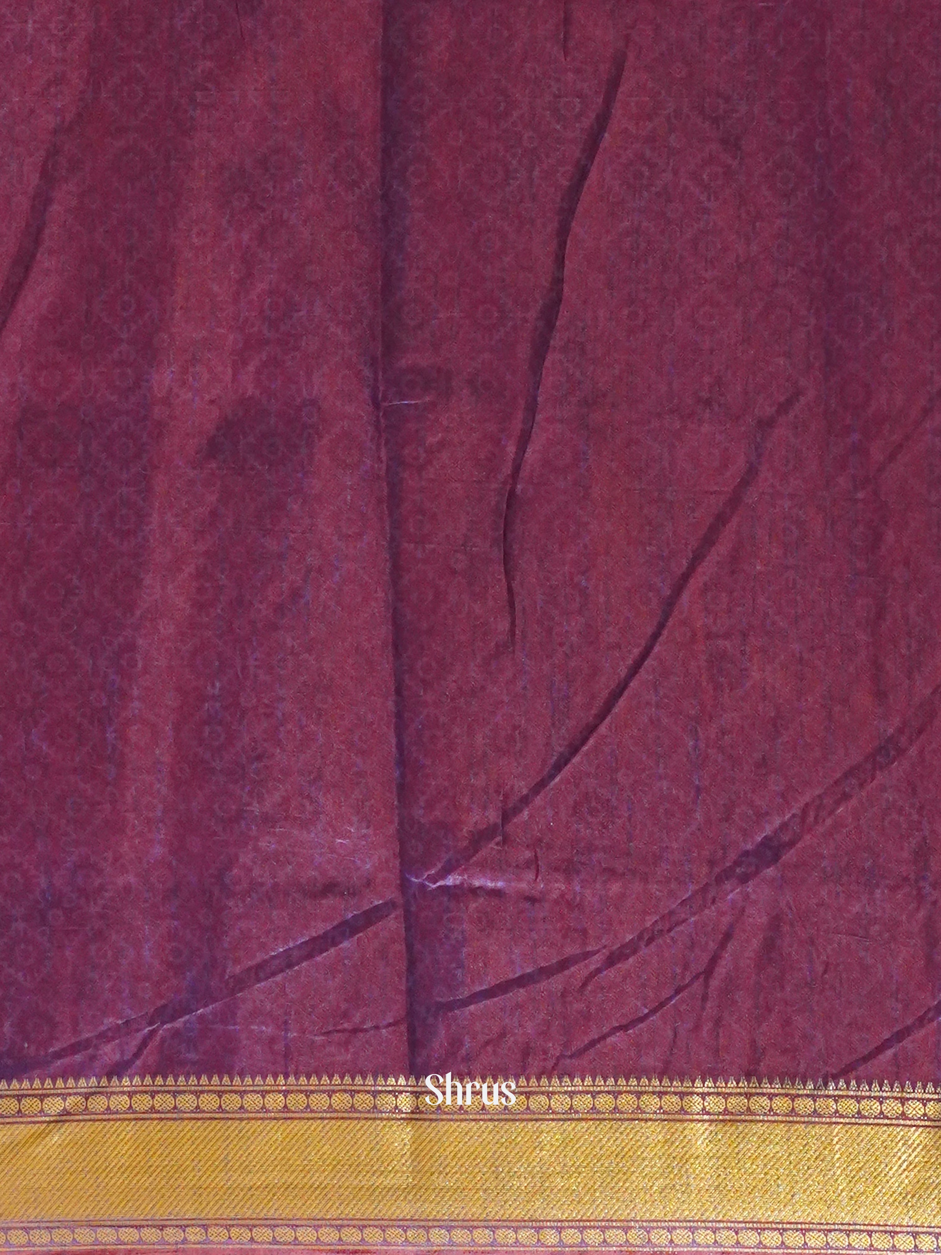 Pink & Purple - Semi Patola Saree - Shop on ShrusEternity.com