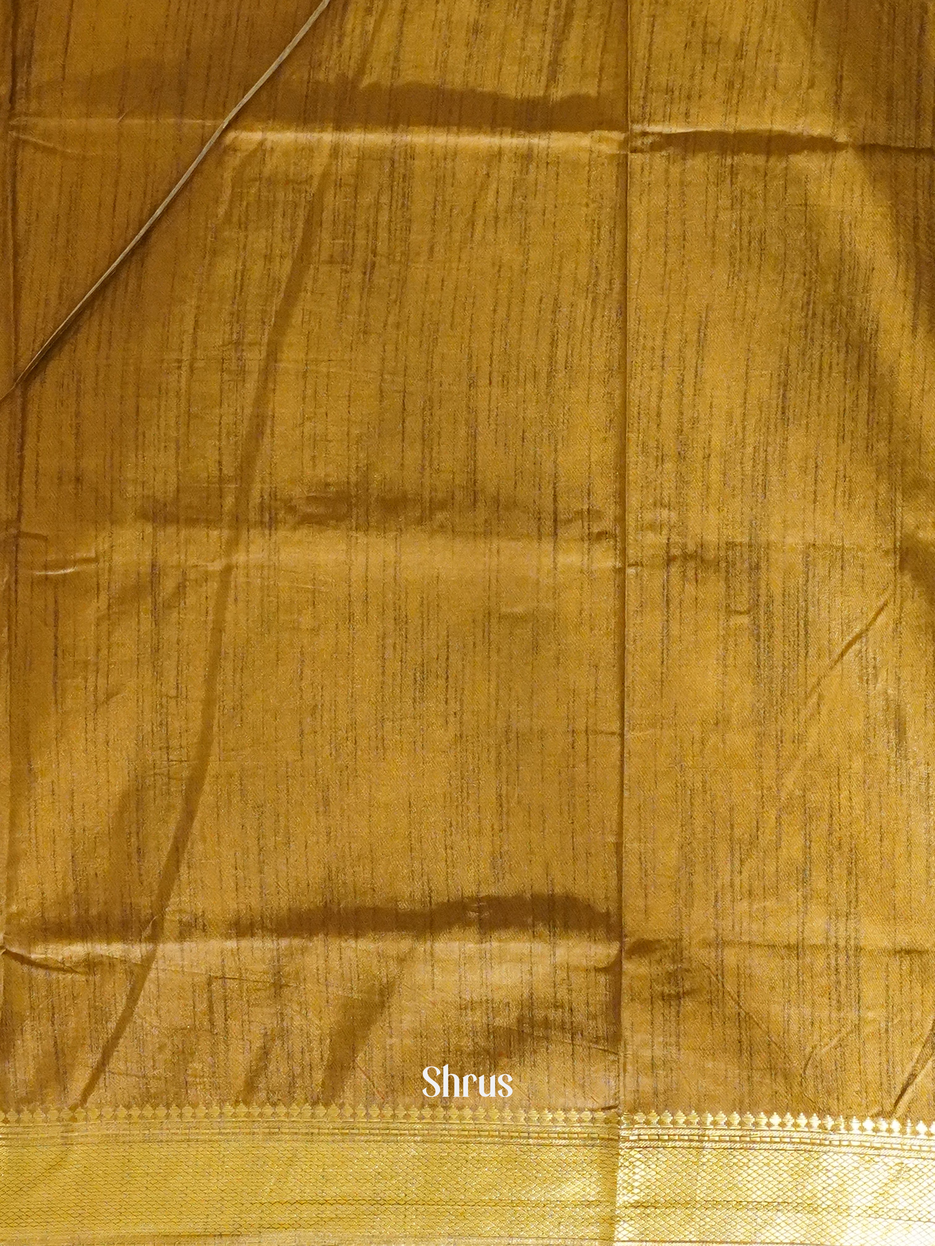 Mustard & Green - Semi Patola Saree - Shop on ShrusEternity.com