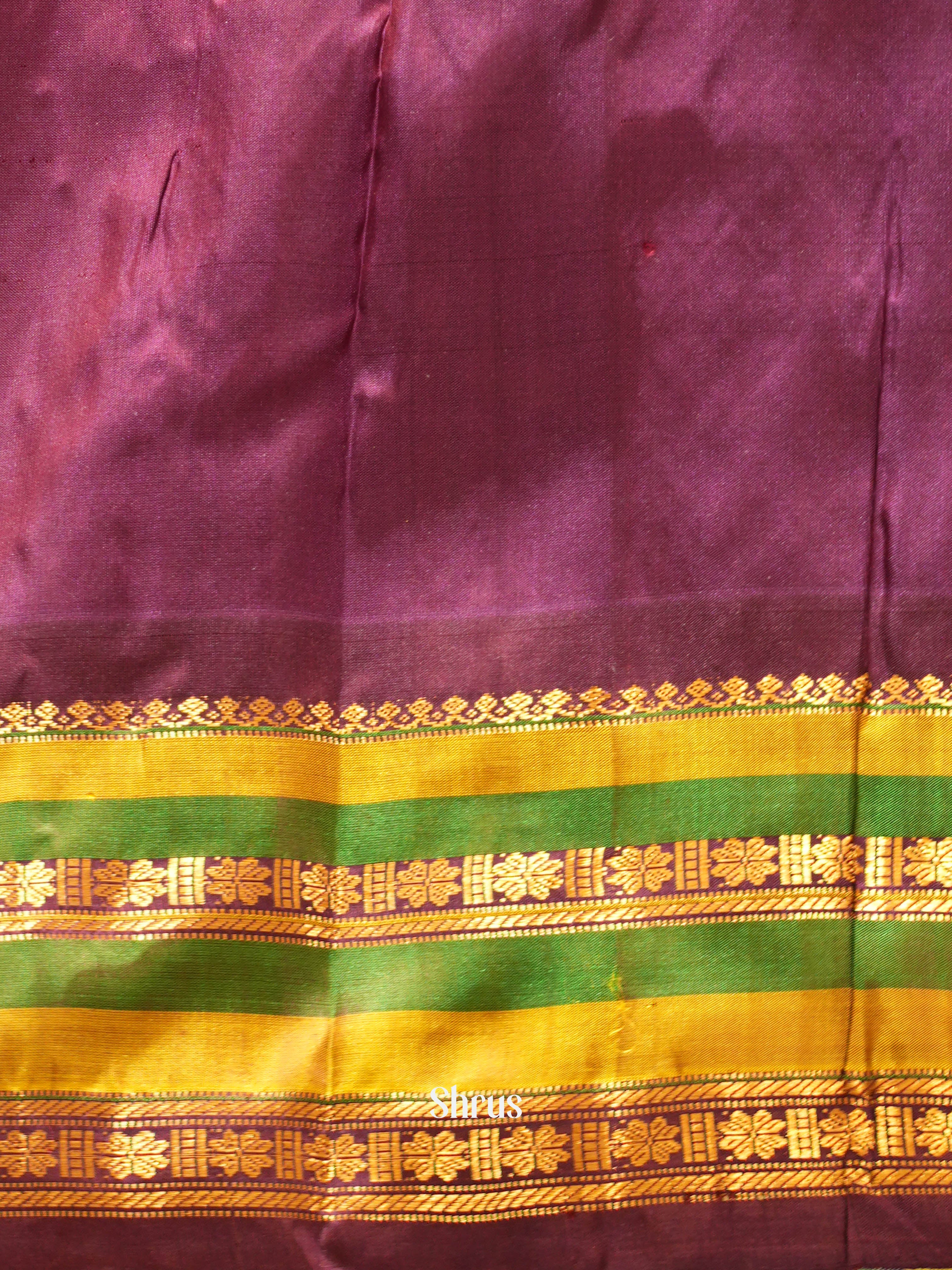 CGS27045 - Gadwal Silk Saree - Shop on ShrusEternity.com