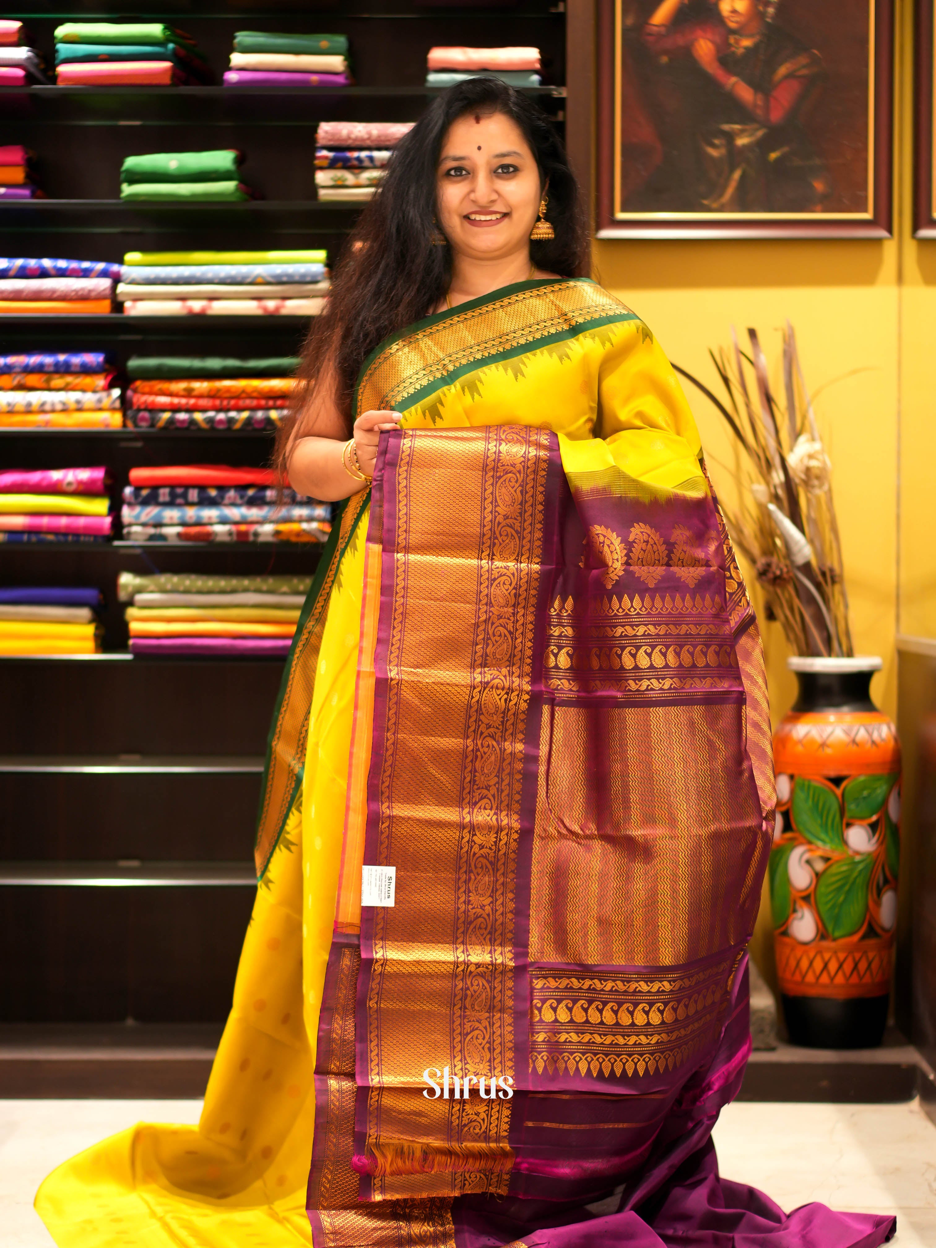 CGS27048 - Gadwal Silk Saree - Shop on ShrusEternity.com