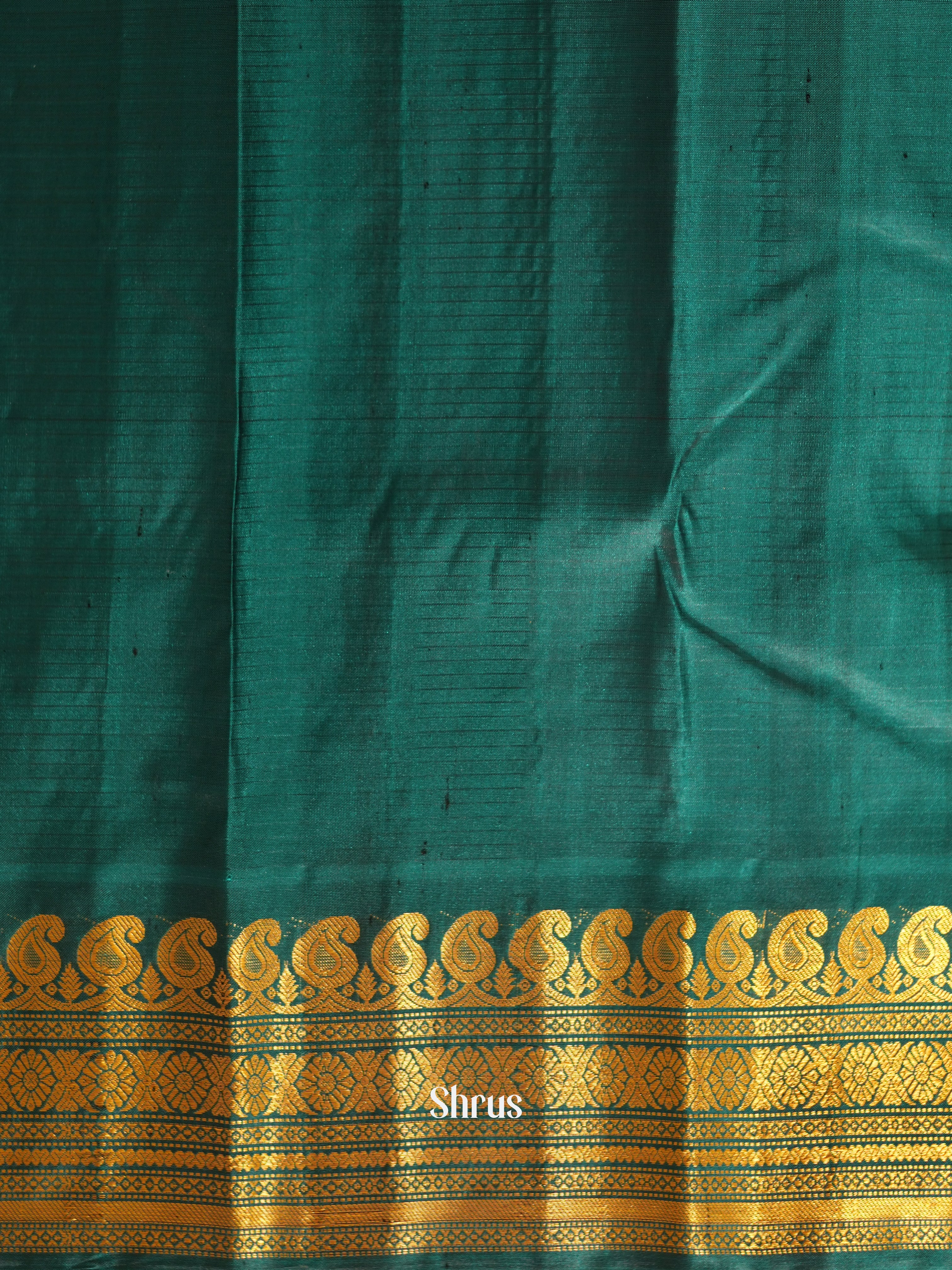 Pink & Green - Gadwal silk Saree - Shop on ShrusEternity.com