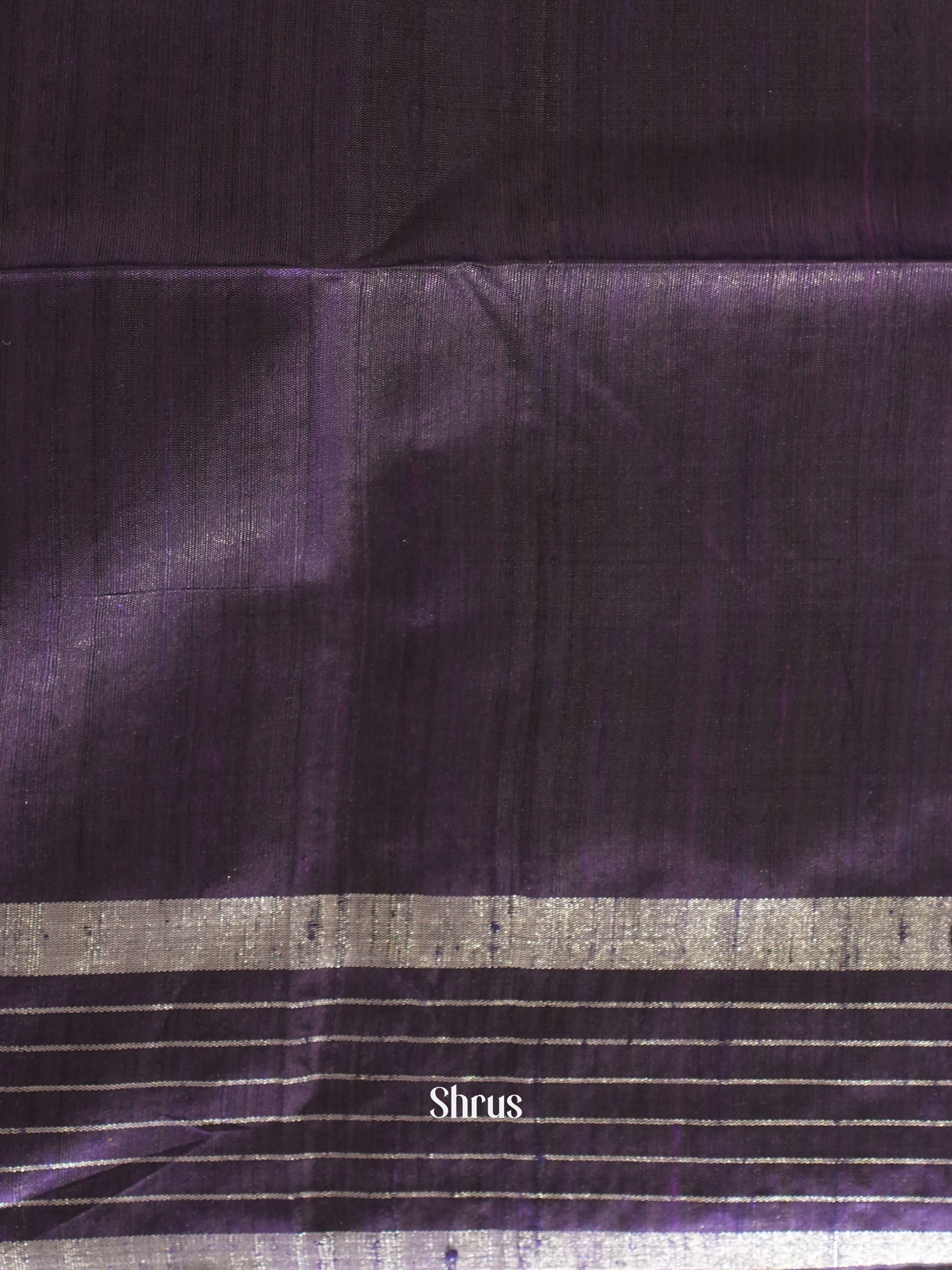 Red & Violet- Raw silk saree - Shop on ShrusEternity.com