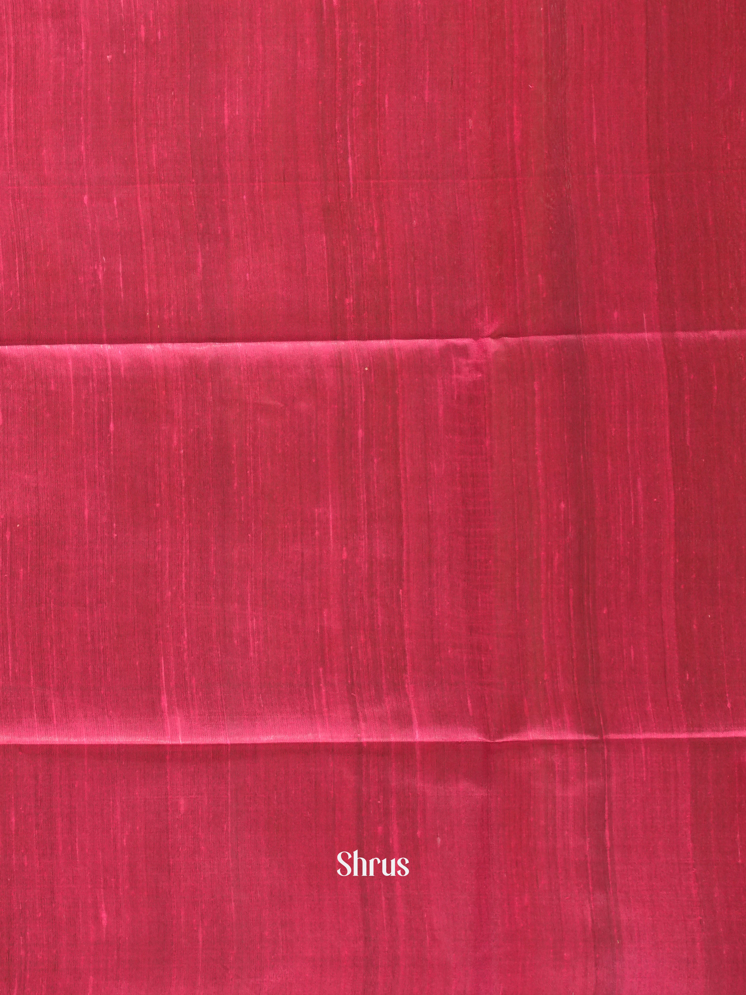 Beige & Pink - Raw silk saree - Shop on ShrusEternity.com