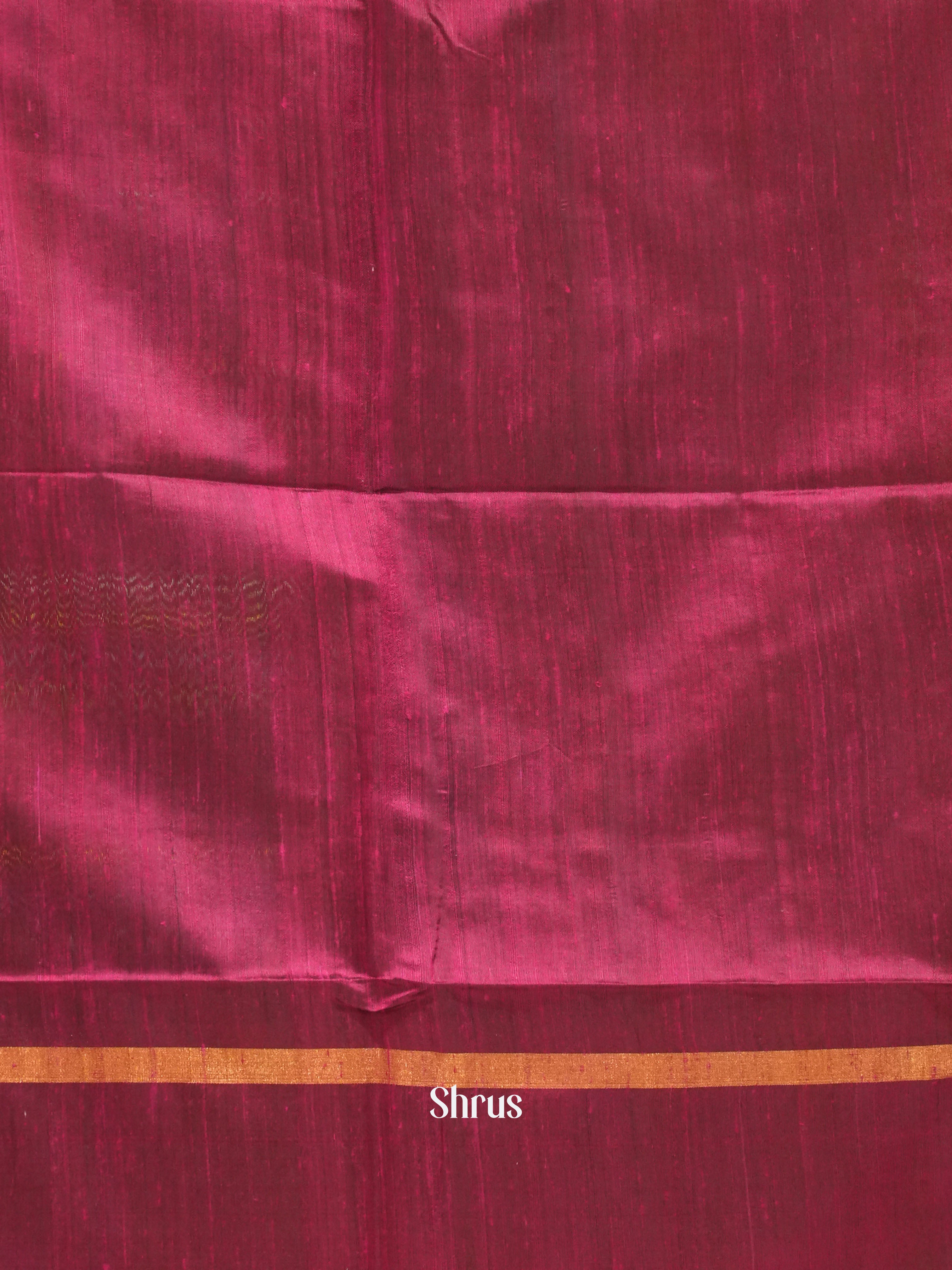 Violet & Majenta - Raw Silk Saree - Shop on ShrusEternity.com