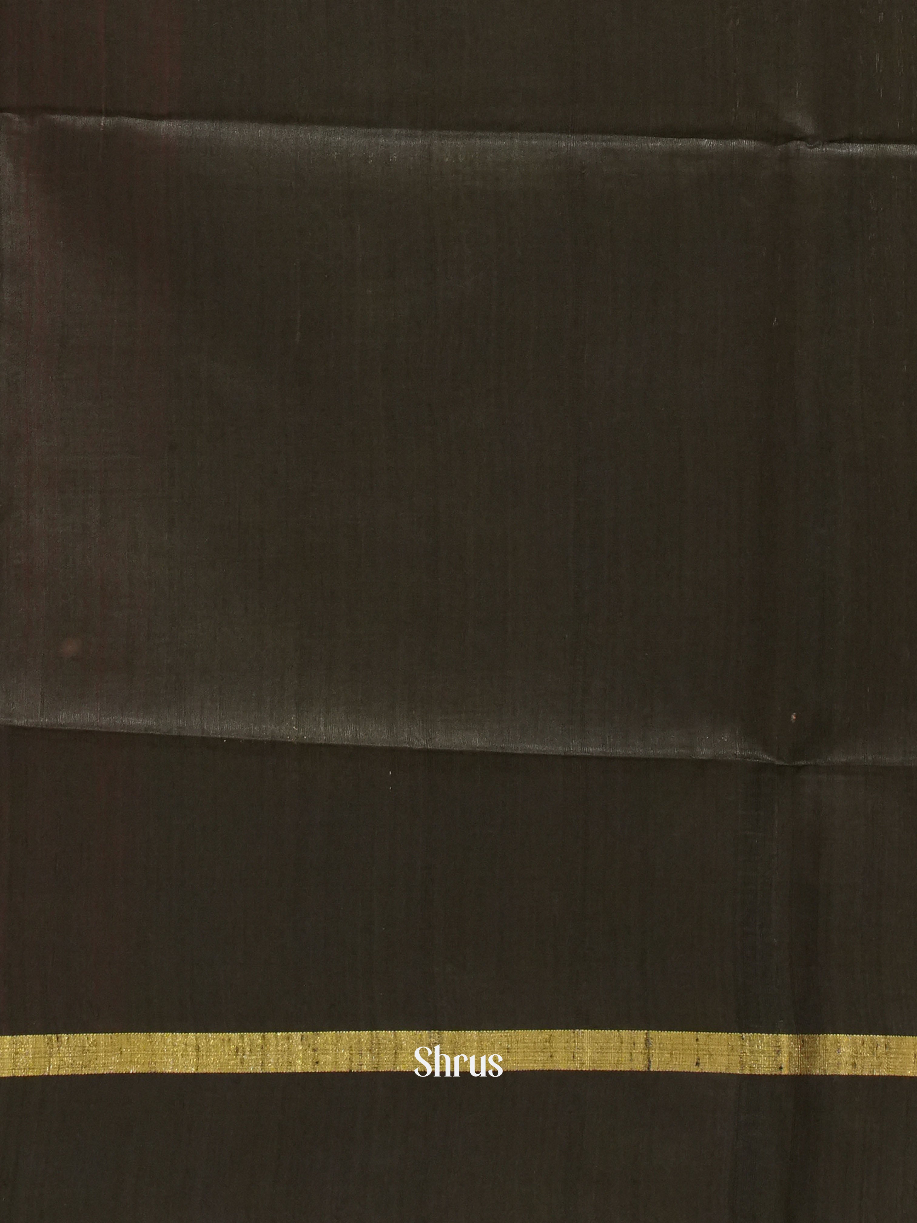 Red & Black - Raw silk saree - Shop on ShrusEternity.com