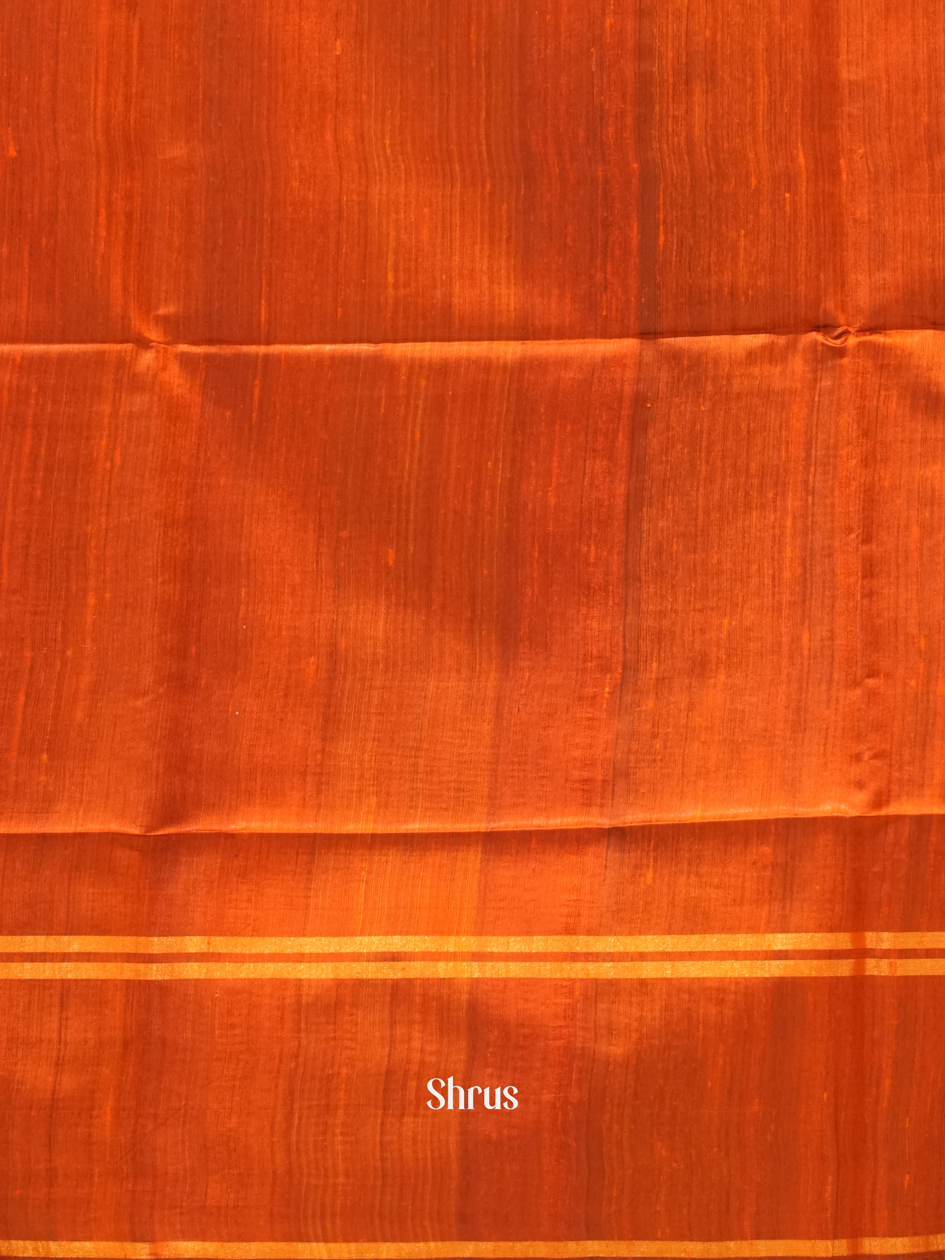 Blue & Red - Raw silk saree - Shop on ShrusEternity.com