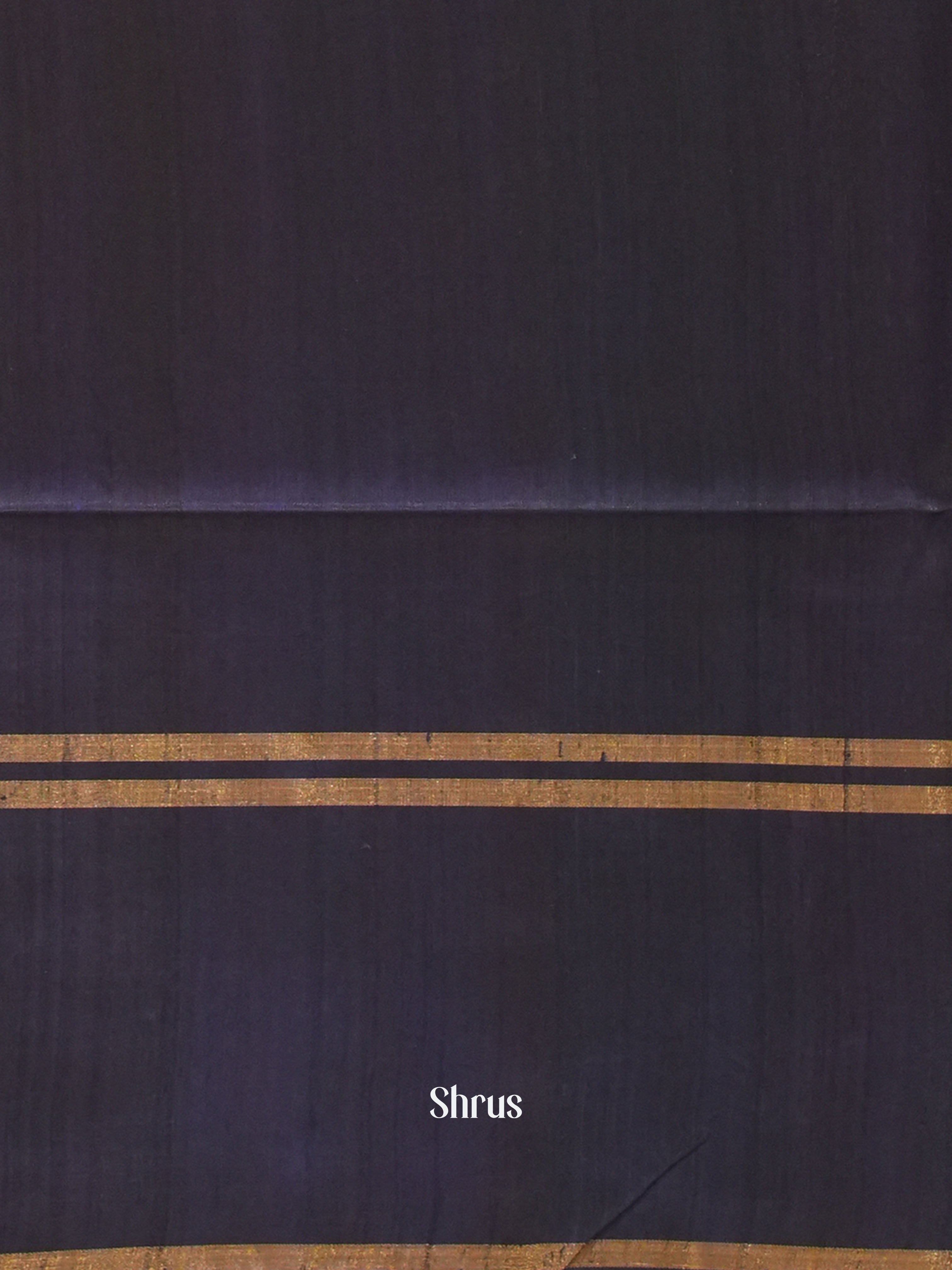 Red & Blue - Raw silk saree - Shop on ShrusEternity.com