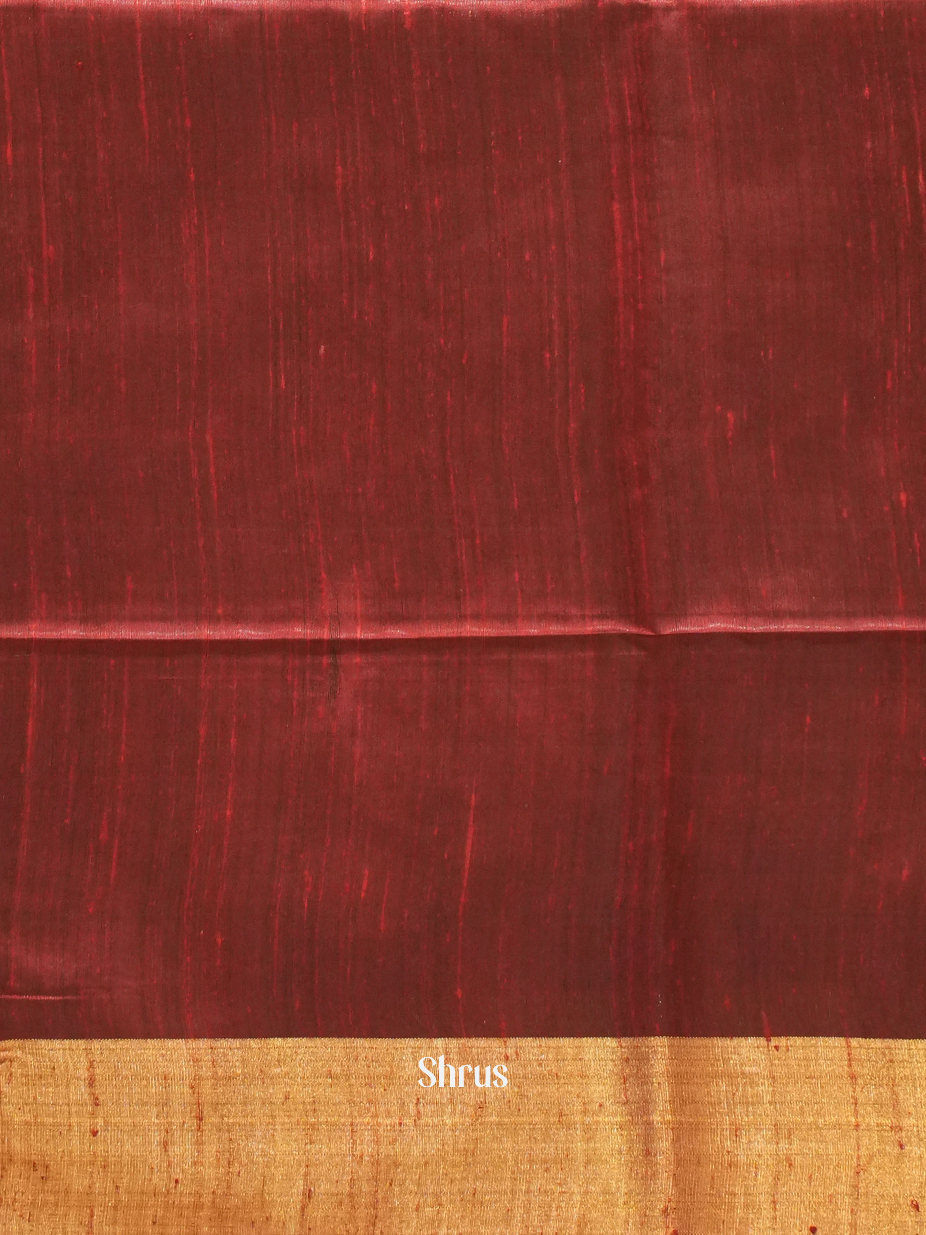 Teal & Maroon - Raw silk saree - Shop on ShrusEternity.com