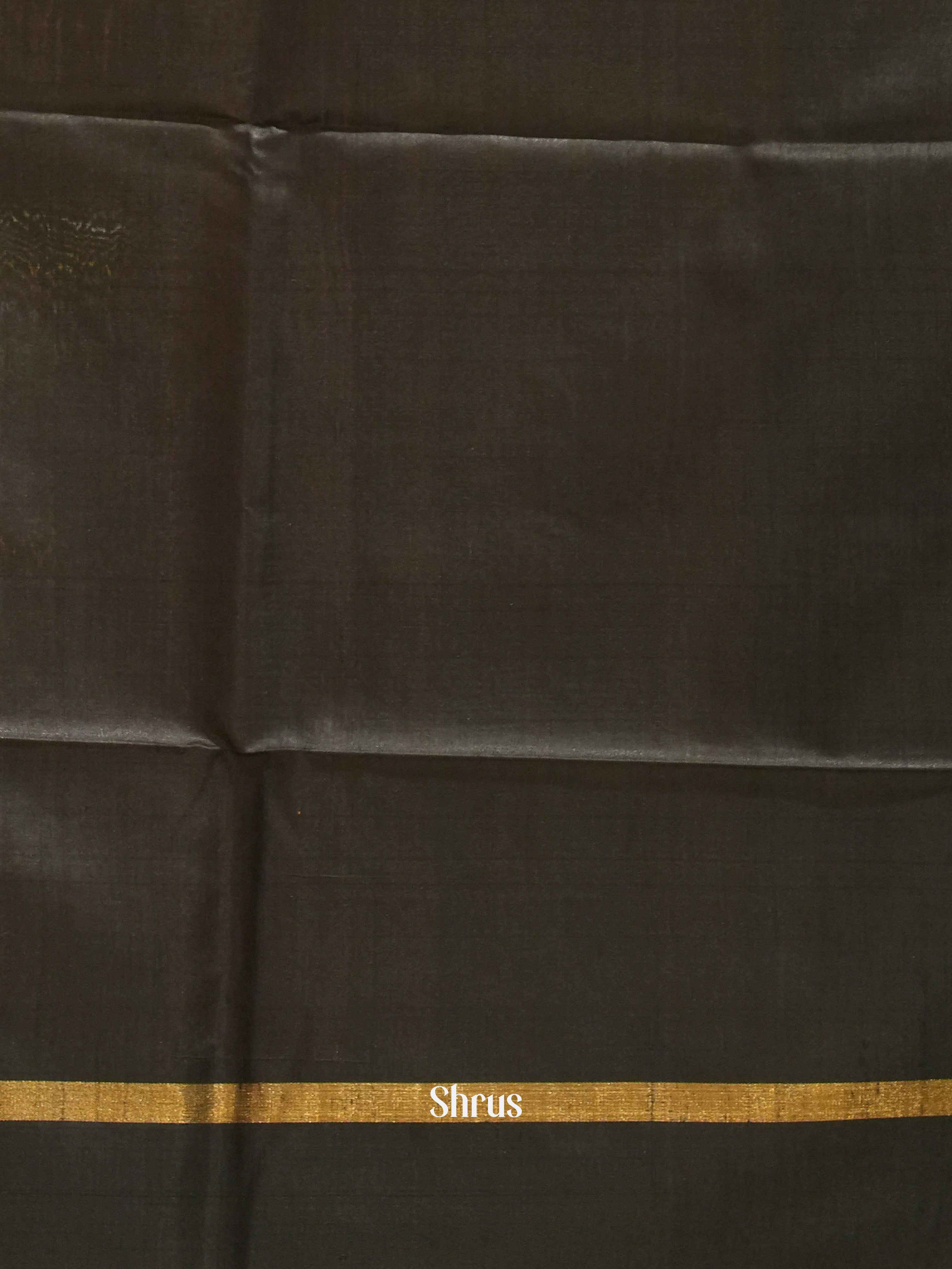Mustard & Blue - Raw Silk Saree - Shop on ShrusEternity.com