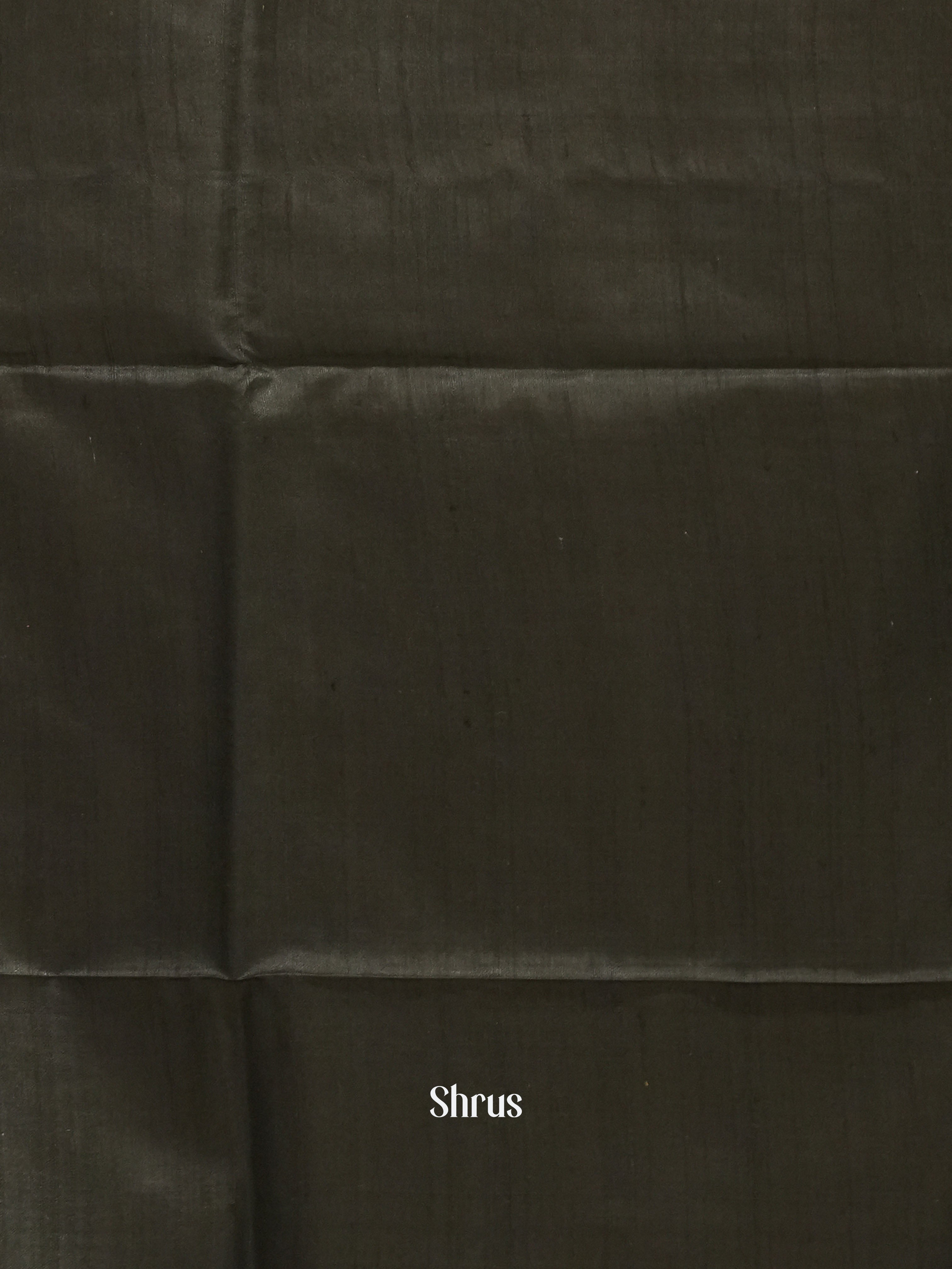 Grey & Black - Raw Silk Saree - Shop on ShrusEternity.com