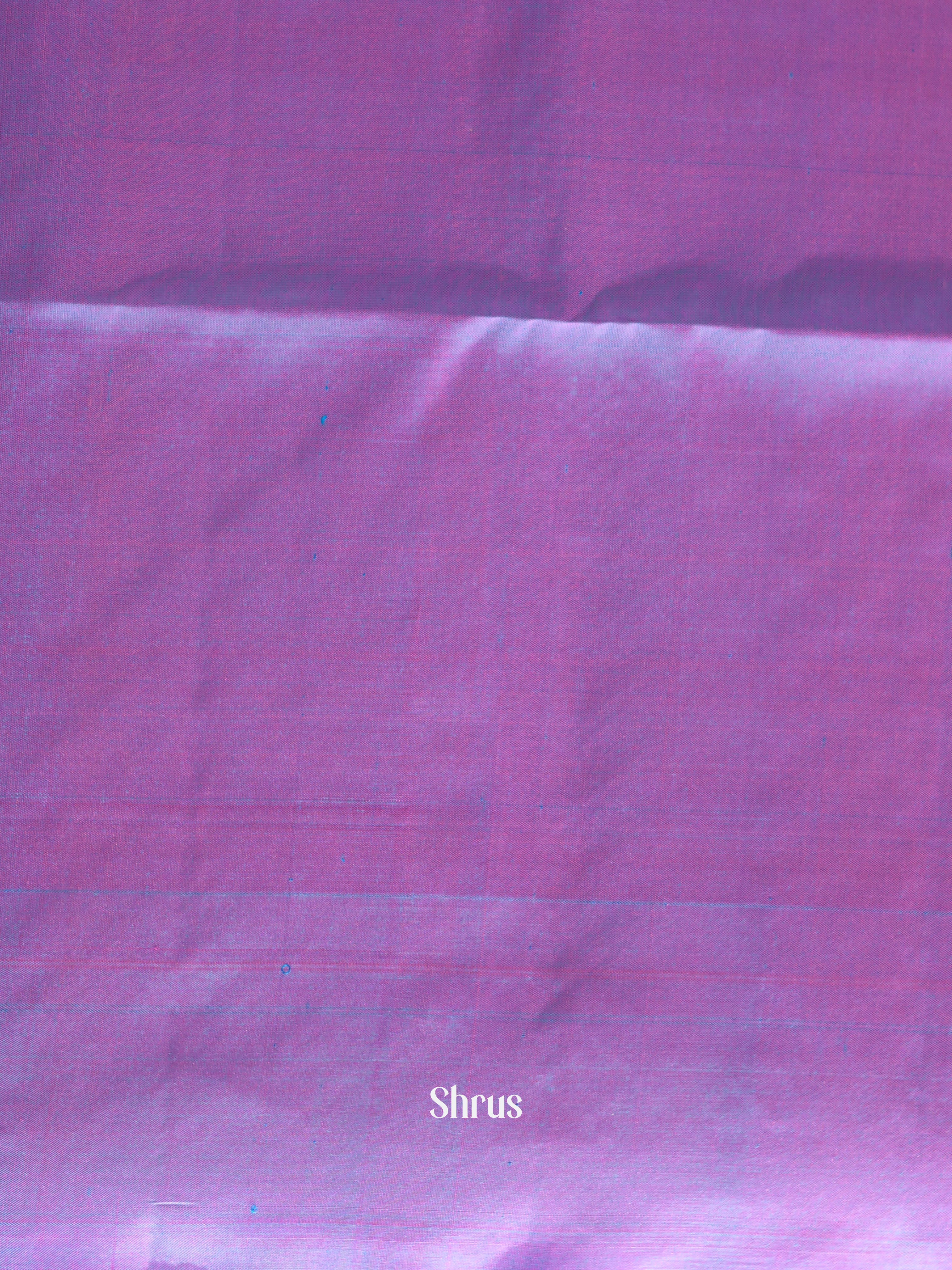 Blue & Purple- Soft Silk Saree - Shop on ShrusEternity.com
