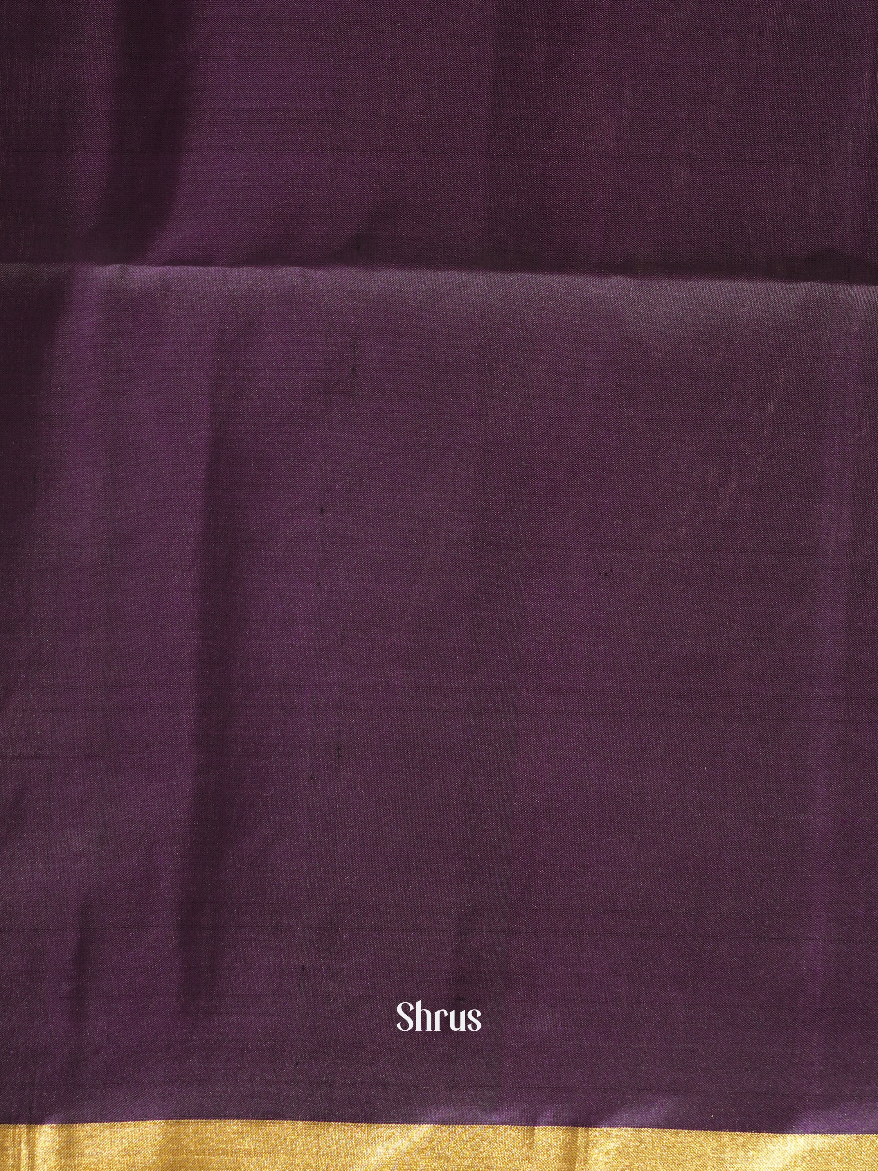 Grey & Violet - Soft Silk Saree - Shop on ShrusEternity.com