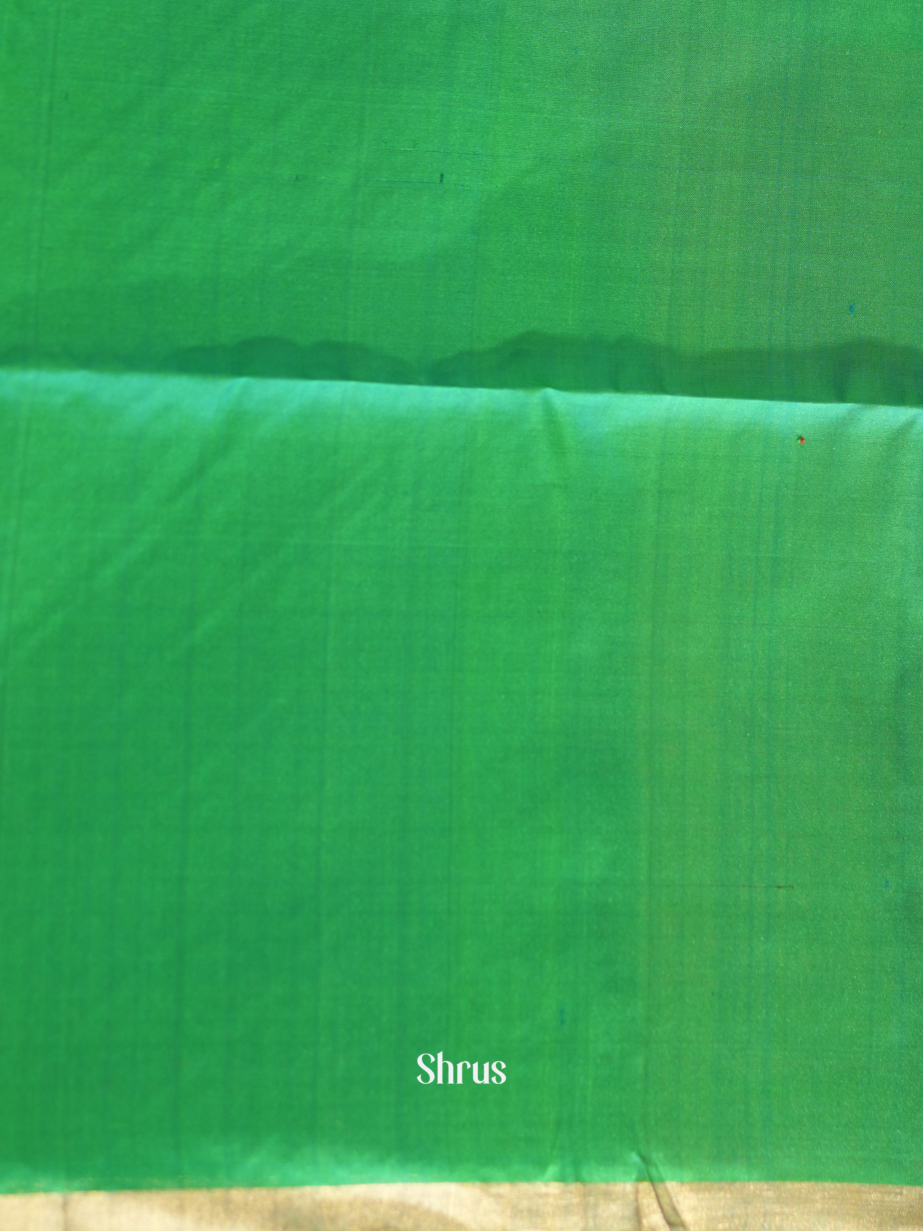 Multicolor & Green - Soft Silk Saree - Shop on ShrusEternity.com