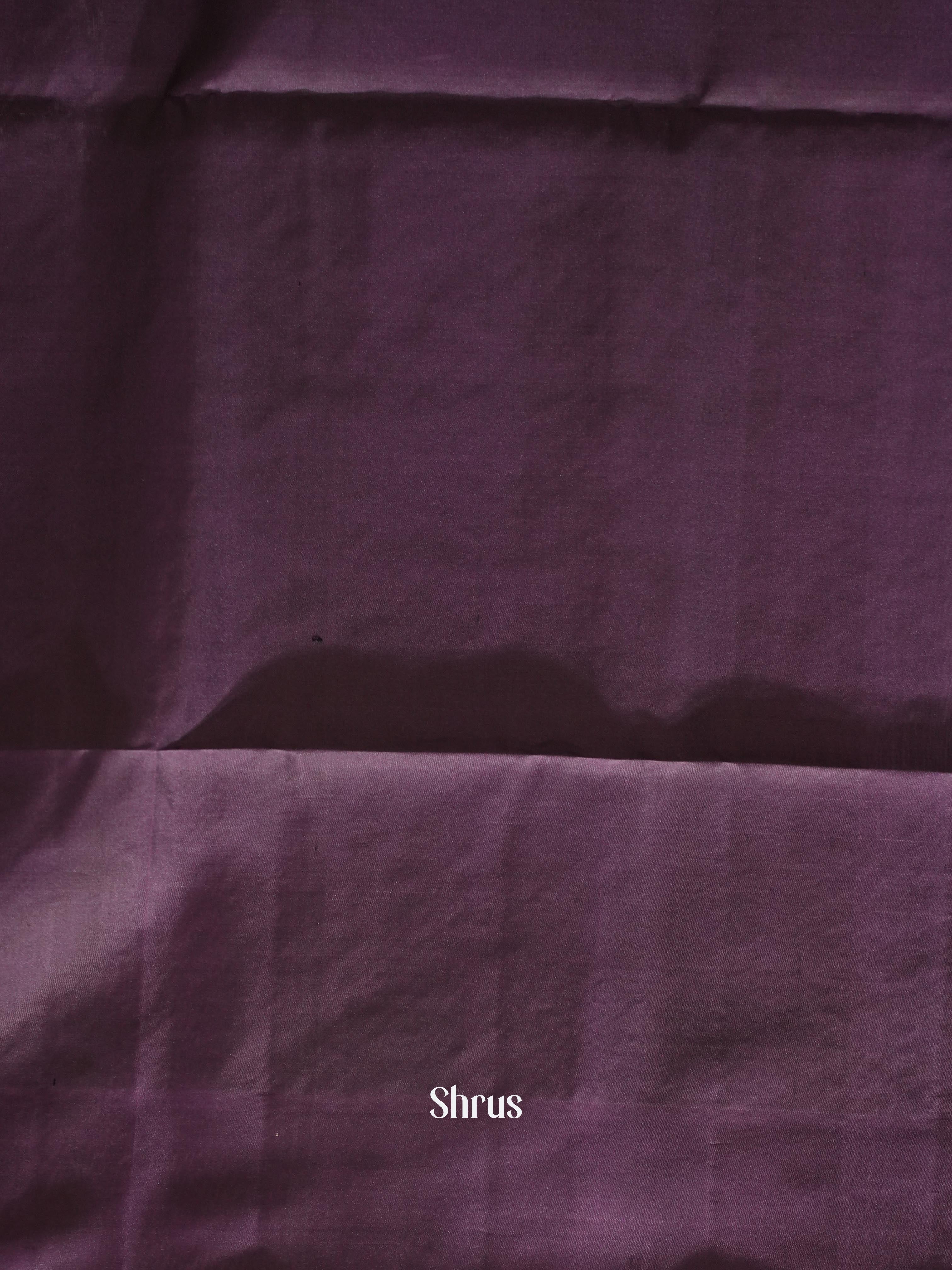 Teal & Violet - Soft Silk Saree - Shop on ShrusEternity.com