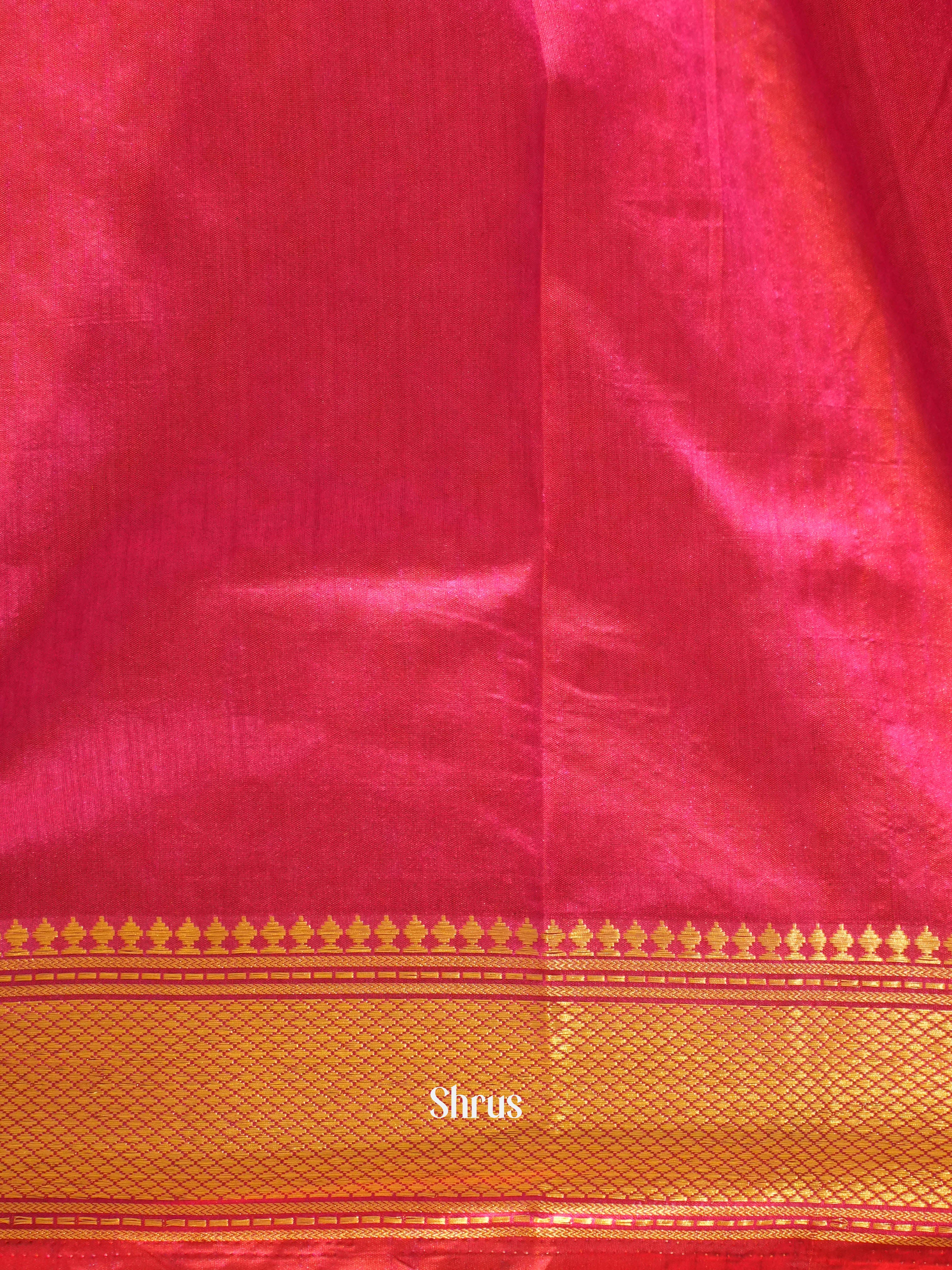 Purple & Pink - Semi Patola Saree - Shop on ShrusEternity.com