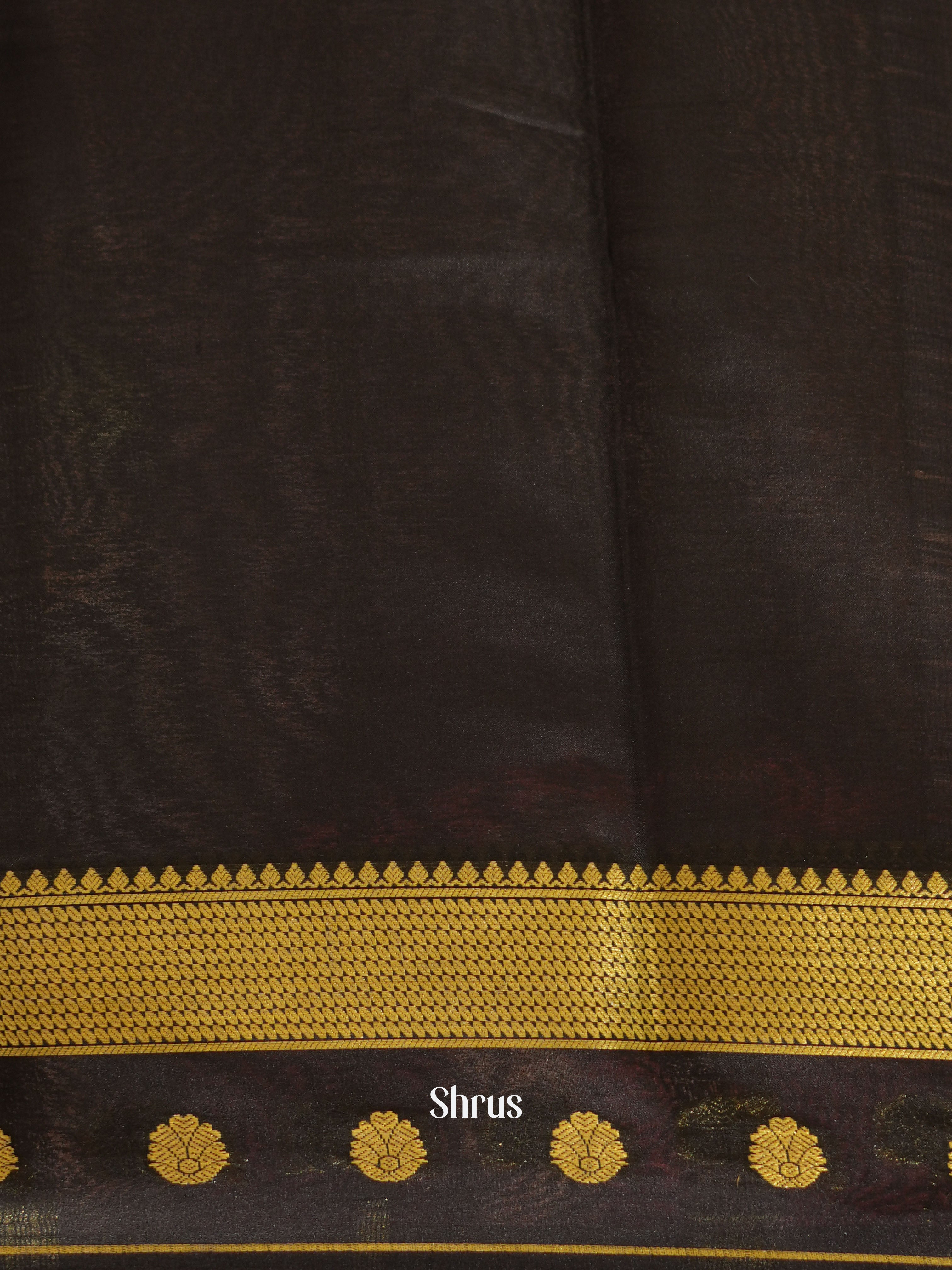 Pink & Black - Mysore Silk Saree - Shop on ShrusEternity.com